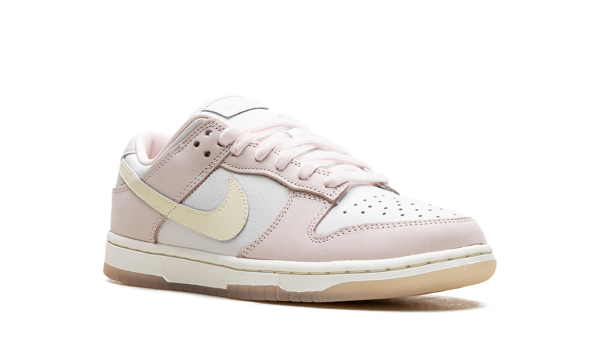 nike dunk low premium light soft pink women s+FB7910-601+diagnol right view