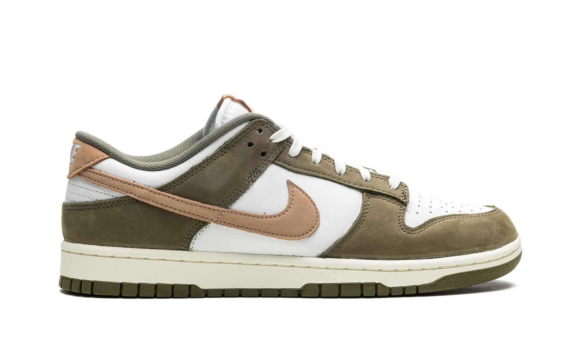 nike dunk low premium medium olive hemp+FQ8250-200+right view