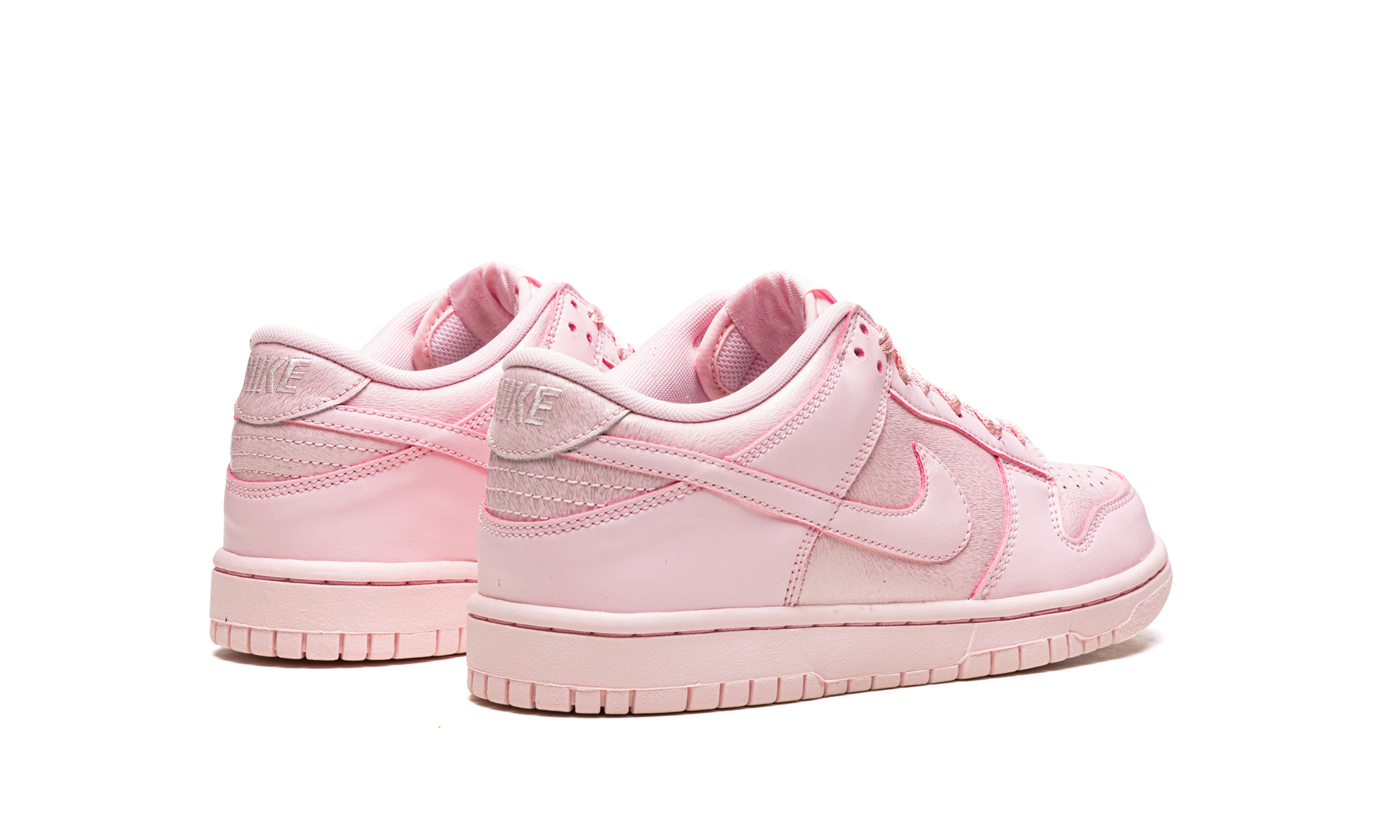 nike dunk low prism pink gs+921803-601+diagnol right view