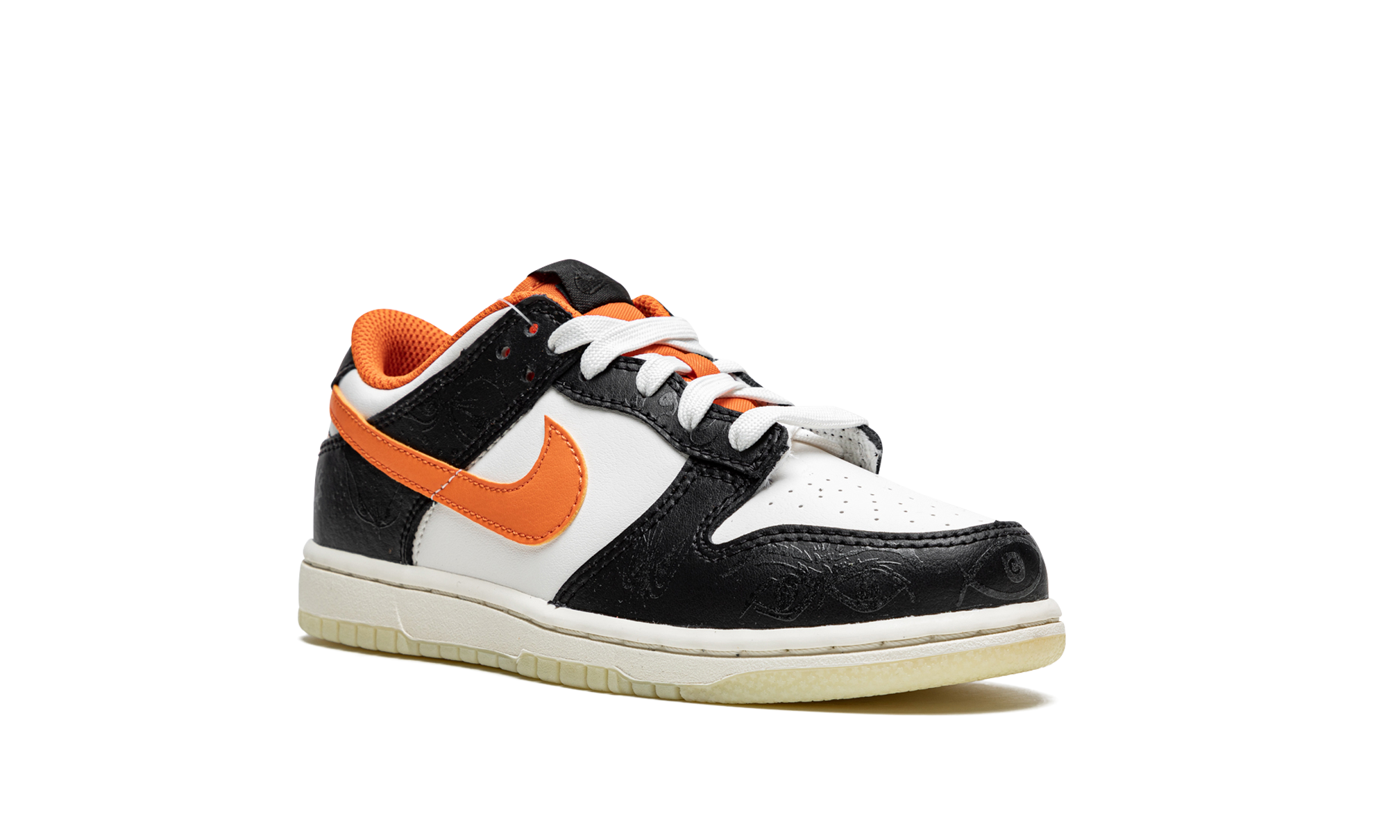 nike dunk low prm halloween 2021 ps+DM0088-100+diagnol right view