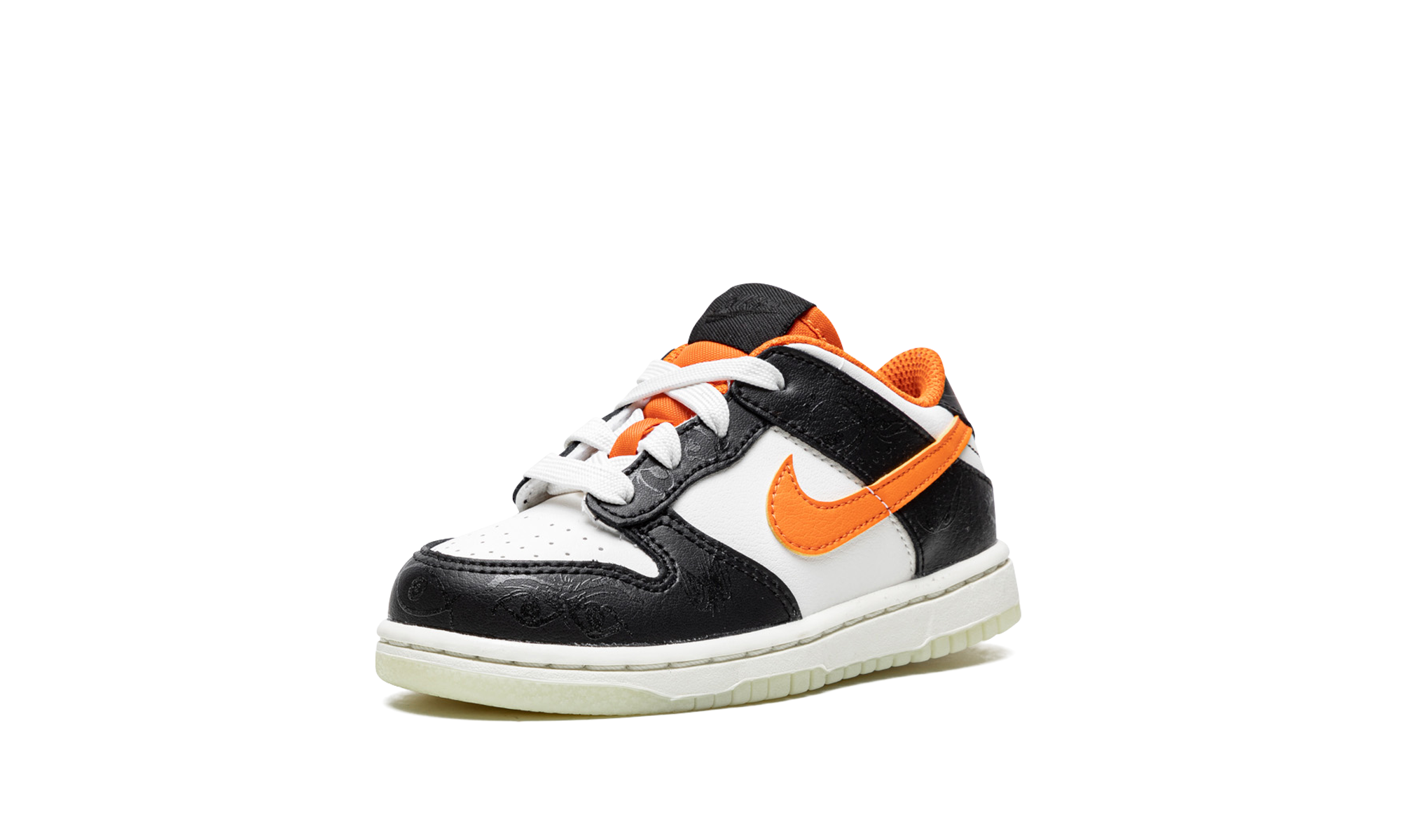 nike dunk low prm halloween 2021 td+DM0717-100+left diagnol single view