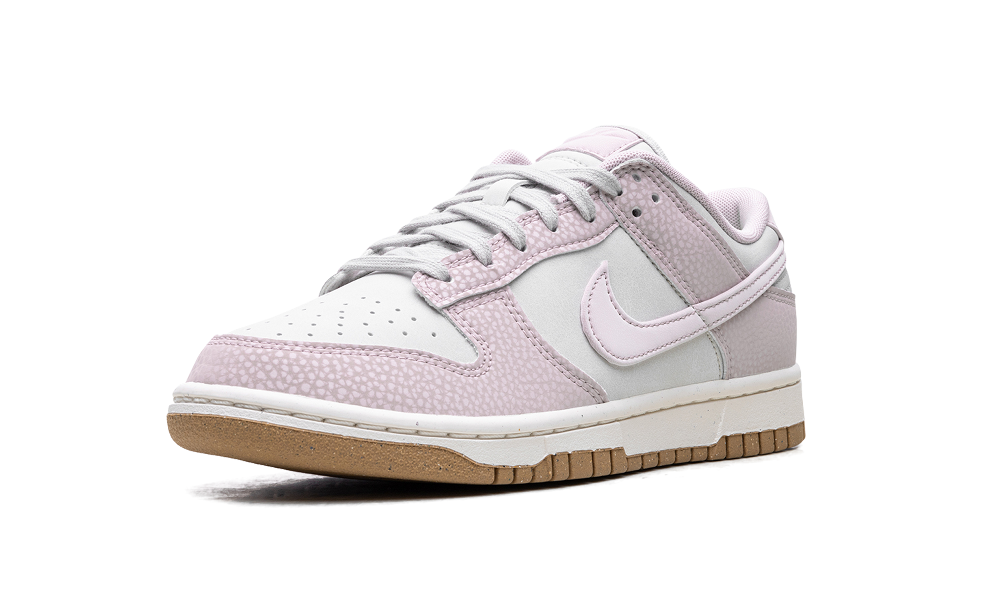 nike dunk low prm next nature platinum violet women s+FN6345-001+left diagnol single view