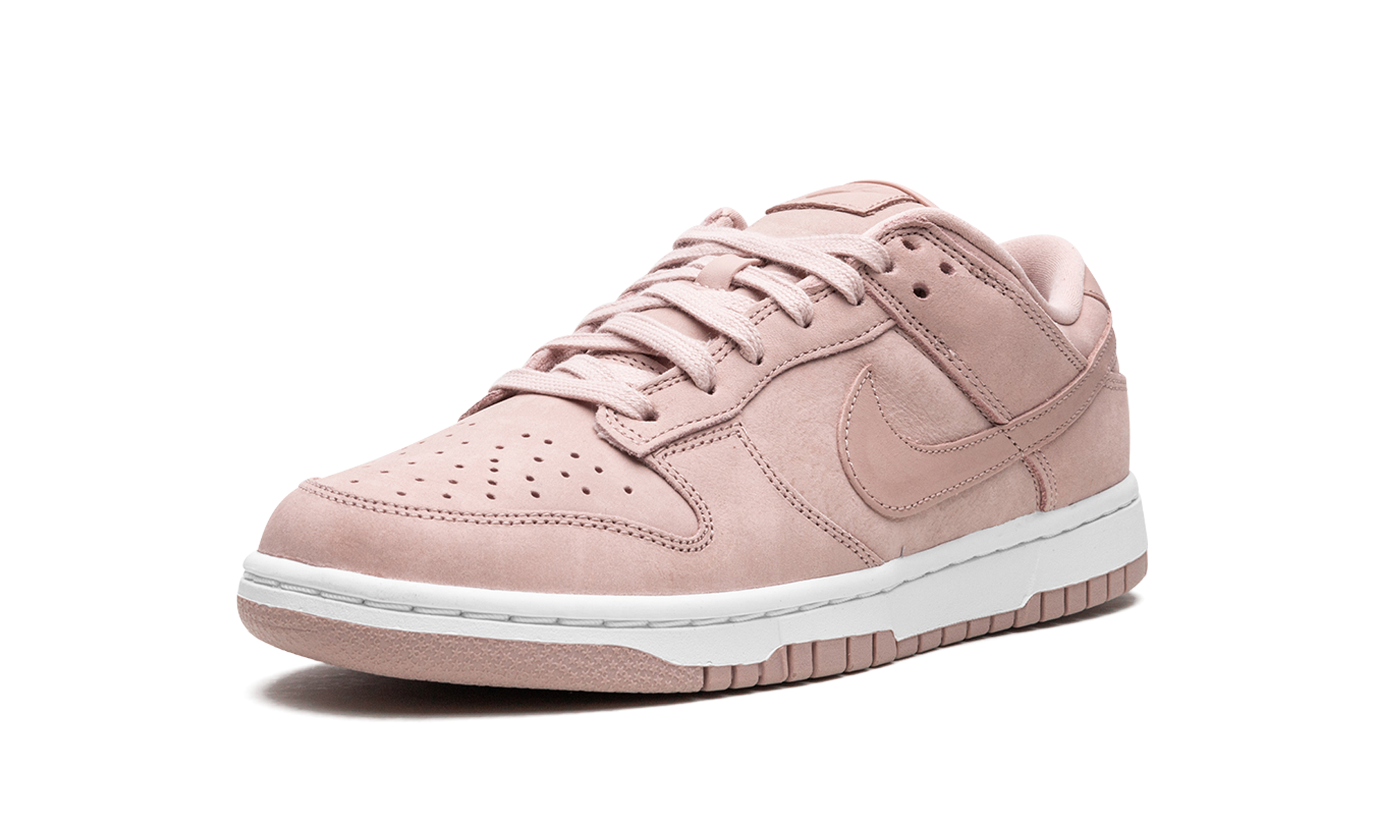 nike dunk low prm pink oxford women s+DV7415-600+left diagnol single view
