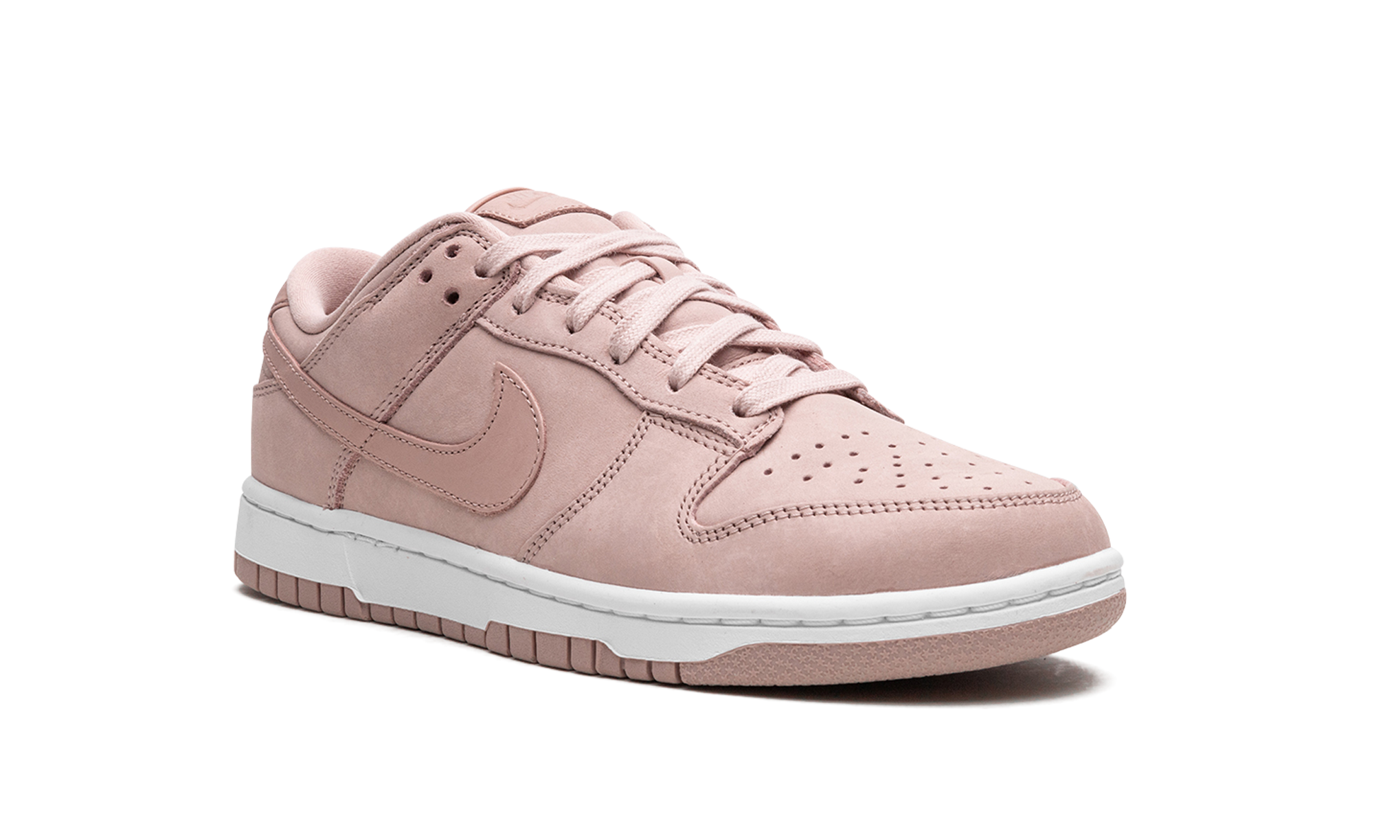 nike dunk low prm pink oxford women s+DV7415-600+diagnol right view