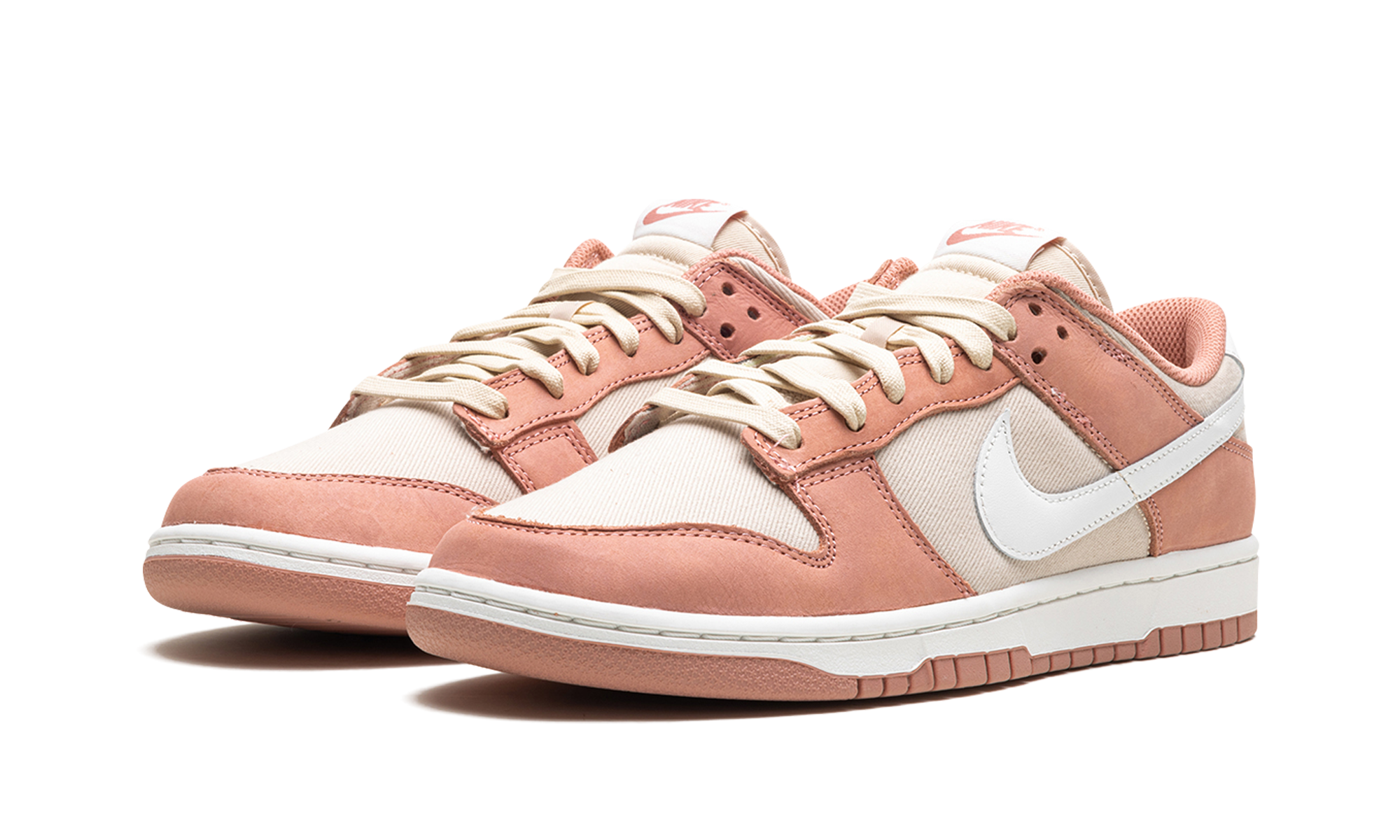 nike dunk low prm red stardust+FB8895-601+diagnol left view