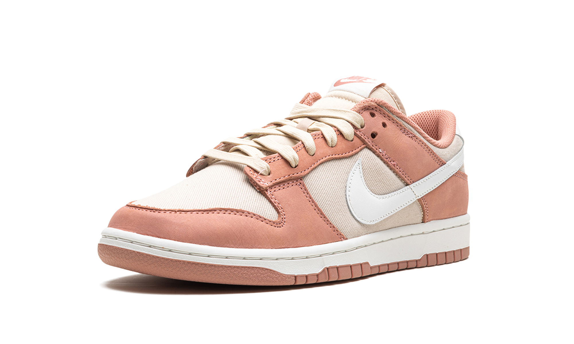 nike dunk low prm red stardust+FB8895-601+left diagnol single view