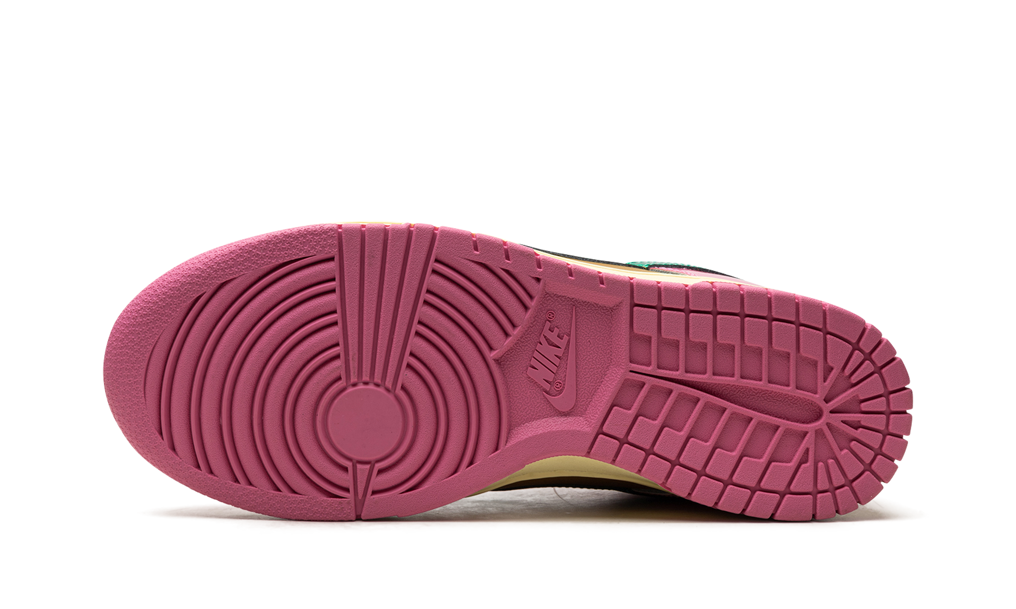 nike dunk low qs parris goebel women s+FN2721-600+bottom view