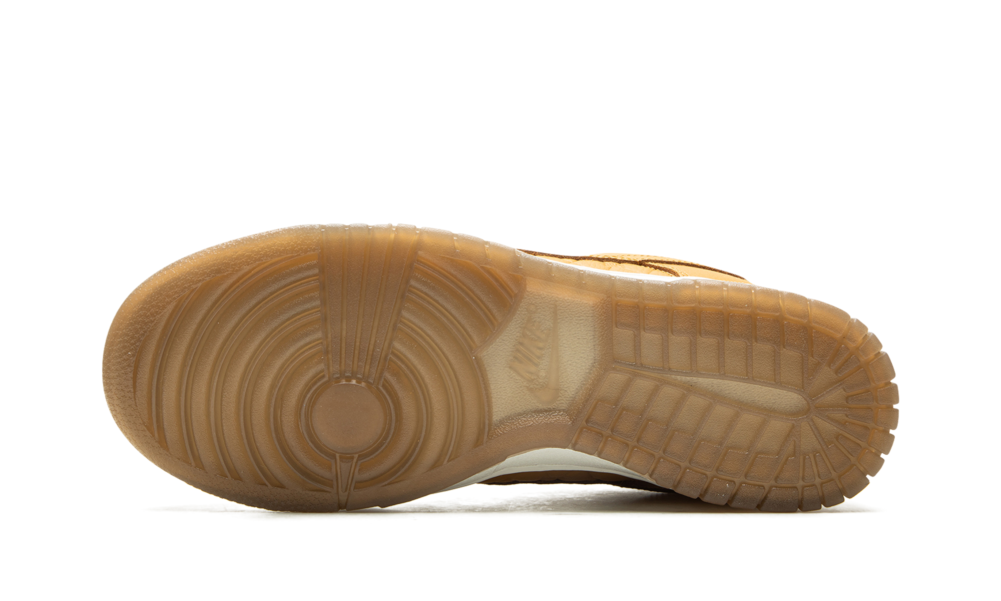 nike dunk low quilted wheat women s+DX3374-700+bottom view