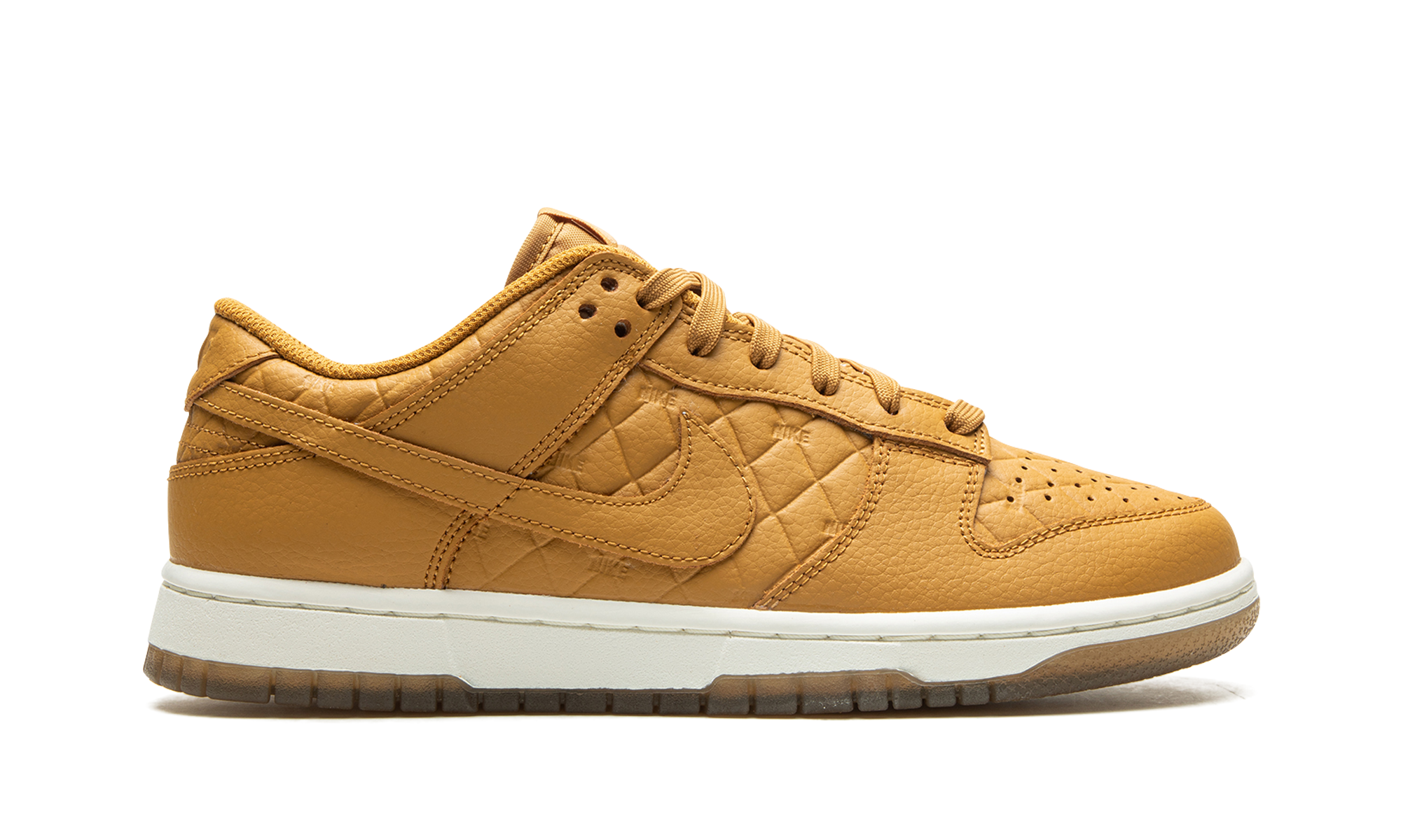 nike dunk low quilted wheat women s+DX3374-700+right view
