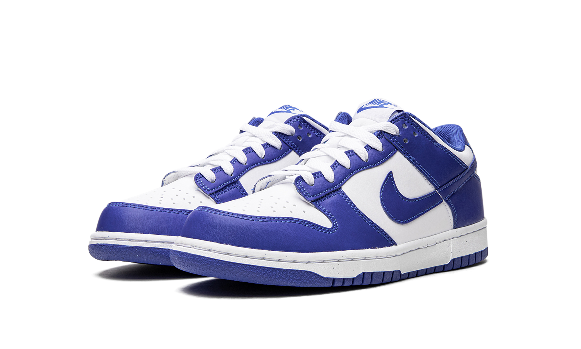nike dunk low racer blue gs+DV7067-400+diagnol left view