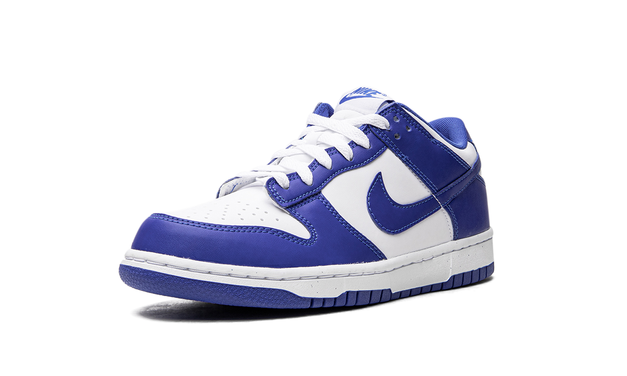 nike dunk low racer blue gs+DV7067-400+left diagnol single view