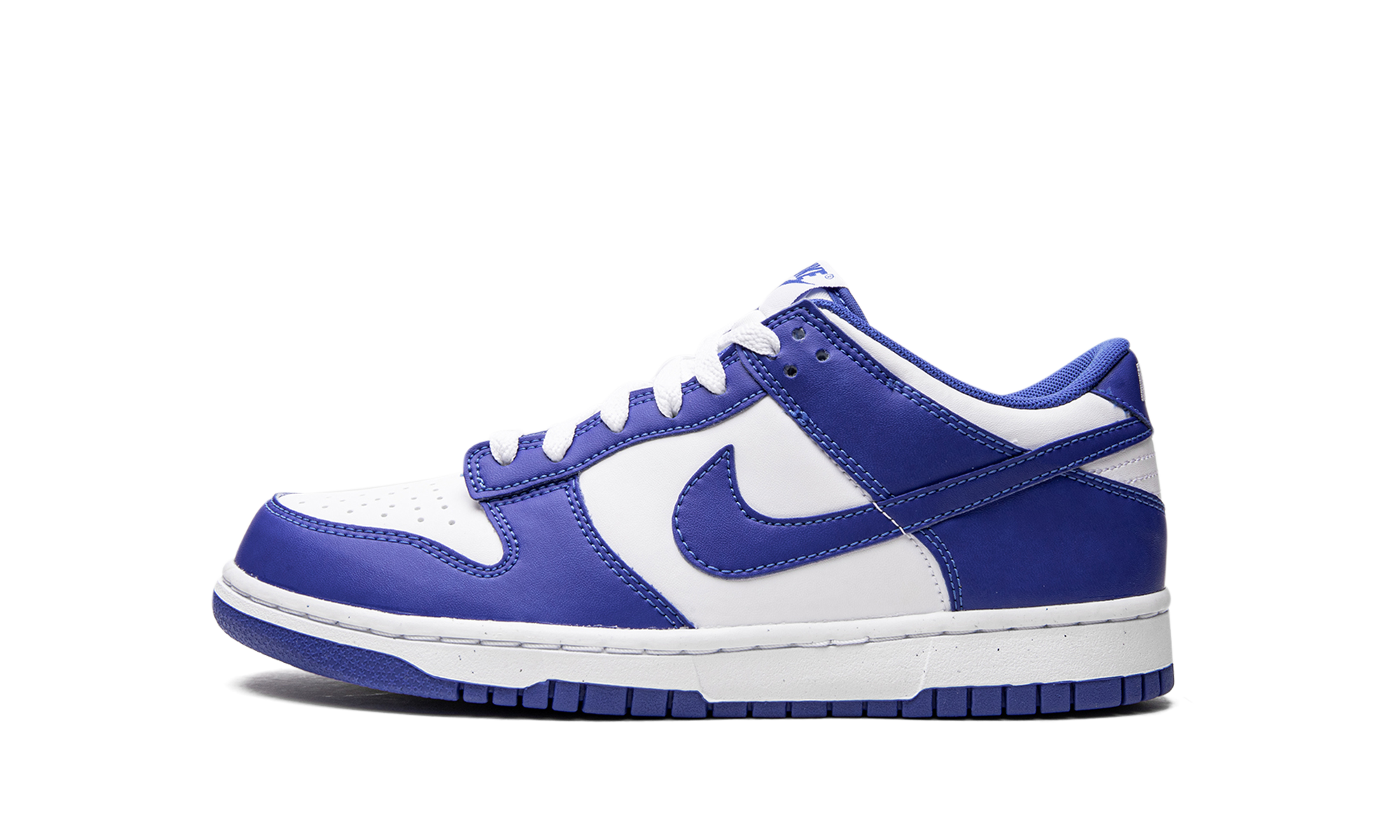 nike dunk low racer blue gs+DV7067-400+diagnol right view 1