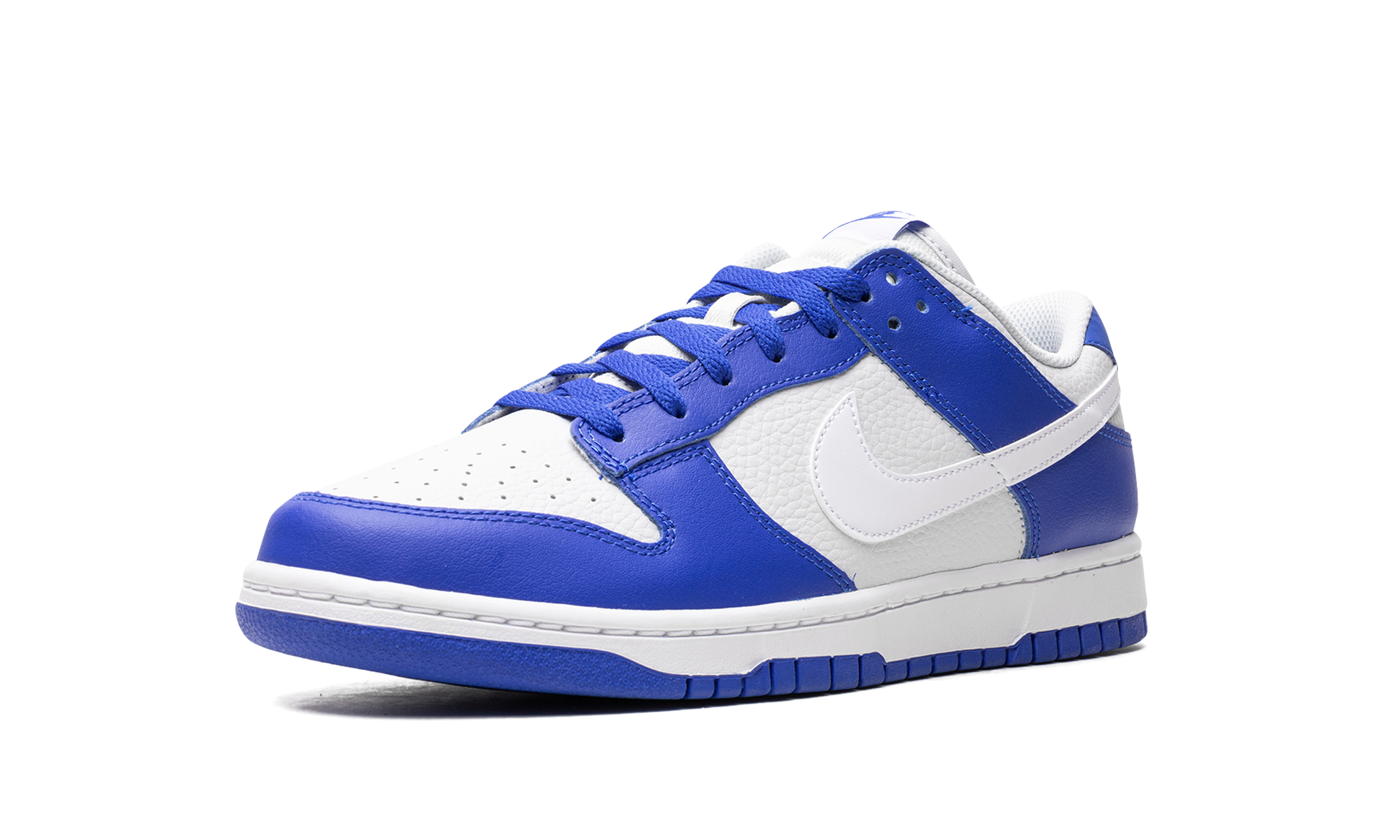 nike dunk low racer blue photon dust+FN3416-001+left diagnol single view