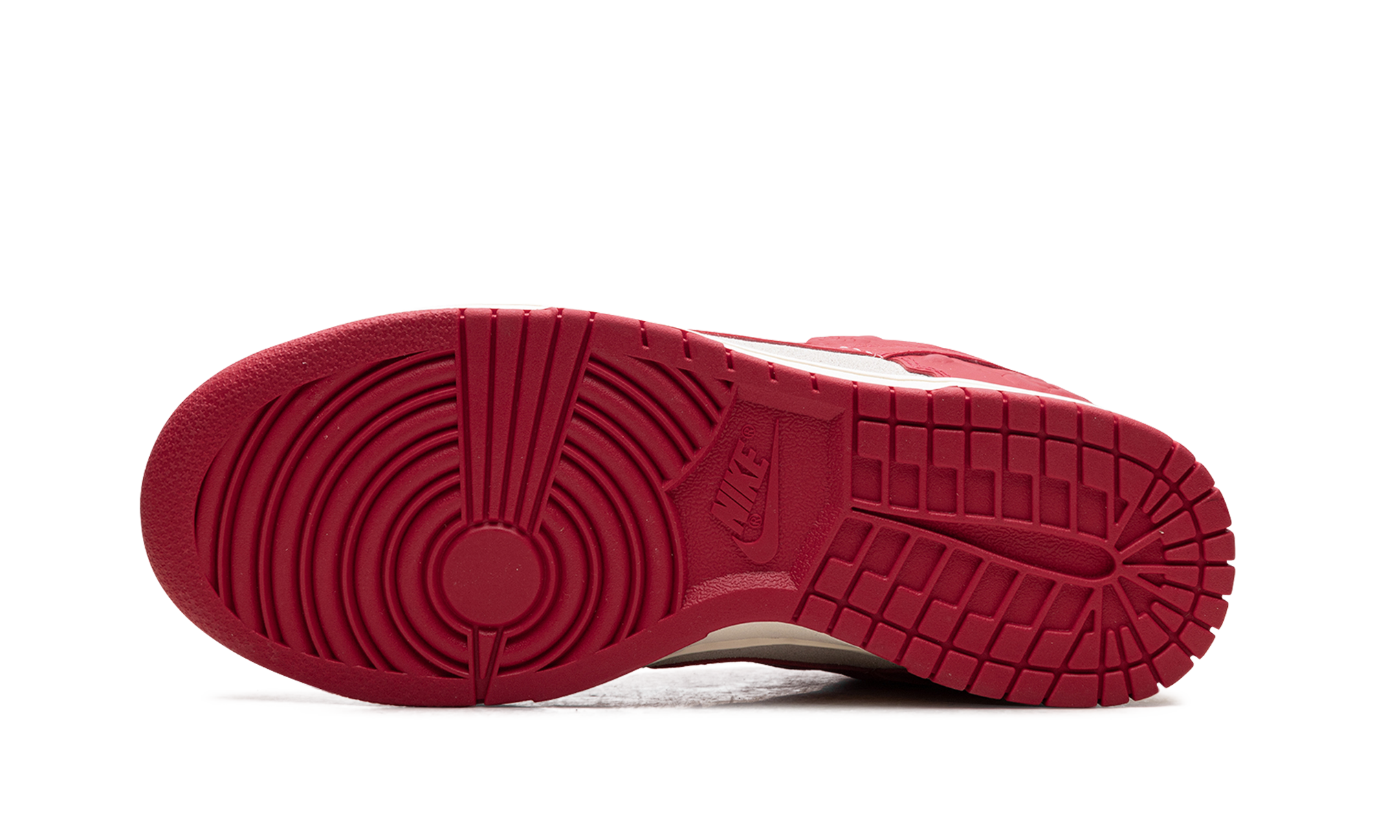 nike dunk low red roses women s+HF1986-100+bottom view