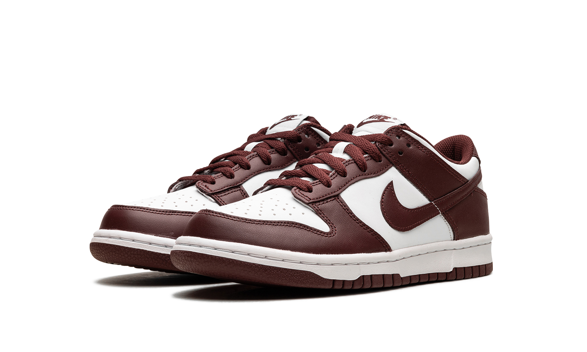 nike dunk low redwood gs+FB9109-115+diagnol left view