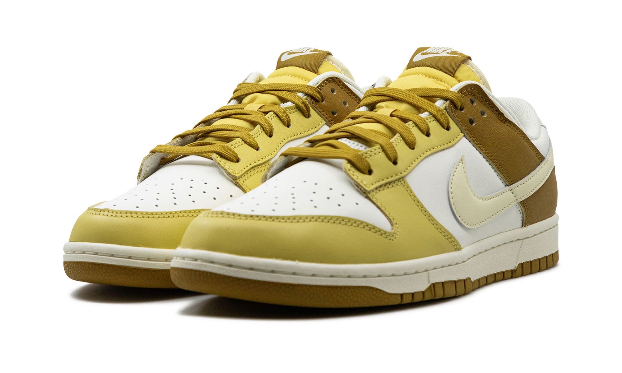 nike dunk low retro bronzine+FZ4042-716+diagnol left view