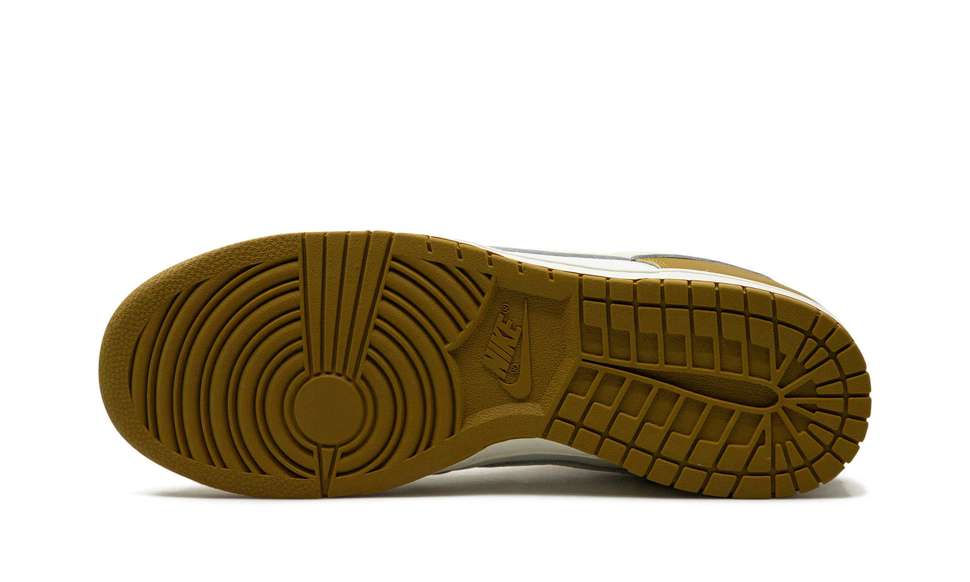 nike dunk low retro bronzine+FZ4042-716+diagnol right behind view