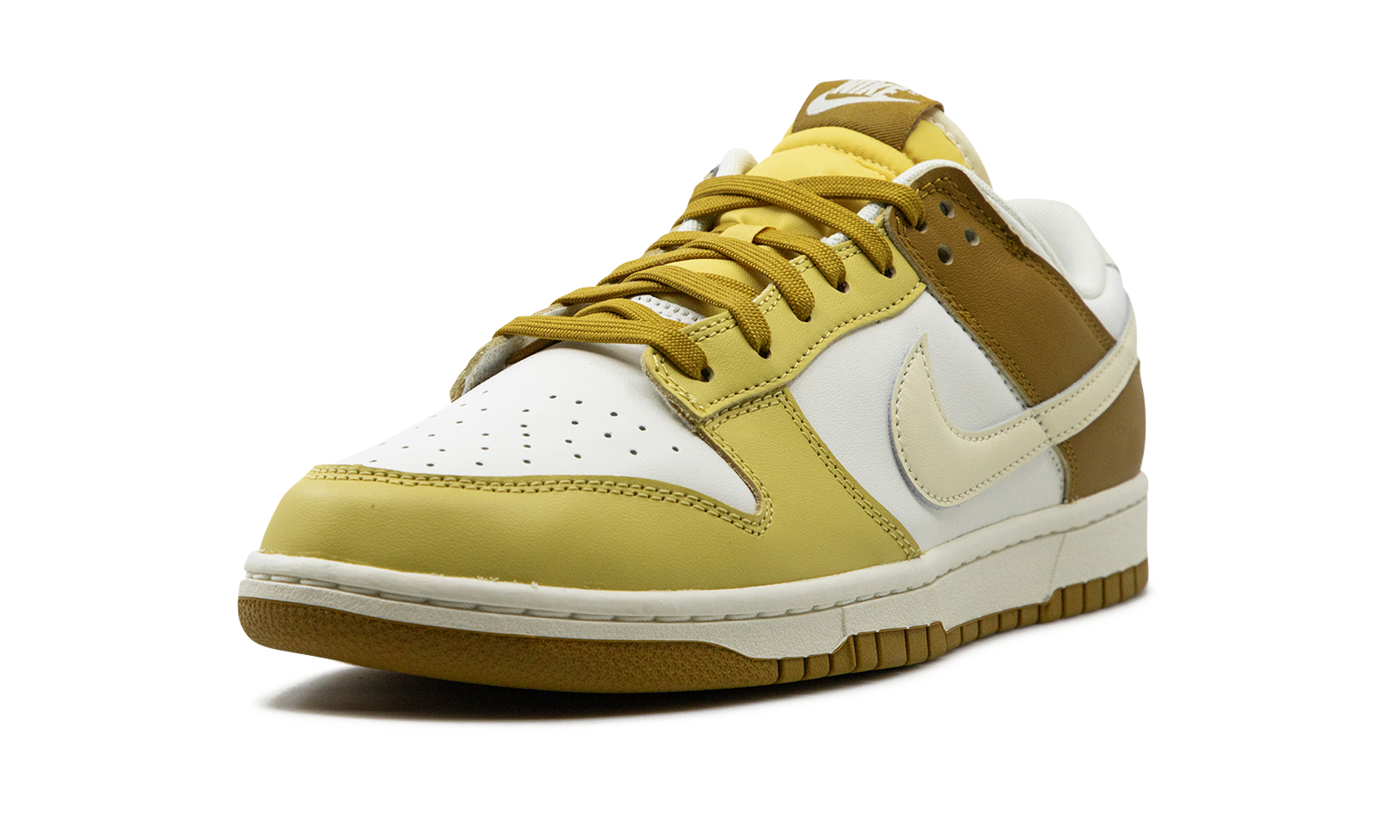 nike dunk low retro bronzine+FZ4042-716+left diagnol single view