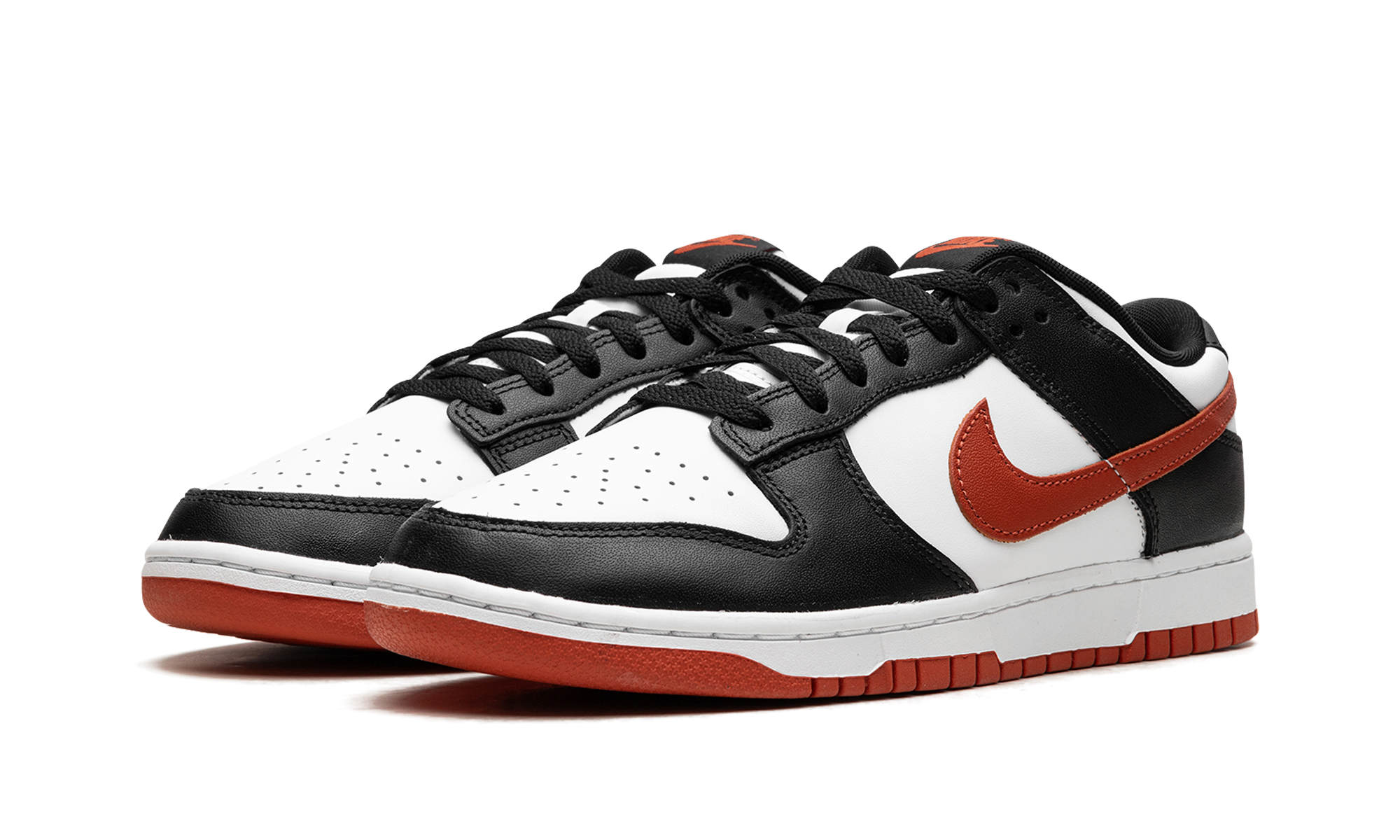 nike dunk low retro dragon red+DV0833-108+diagnol left view