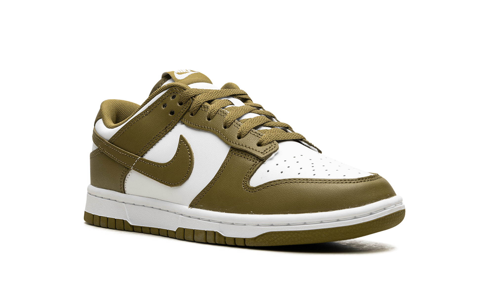 nike dunk low retro pacific moss+DV0833-105+diagnol right view