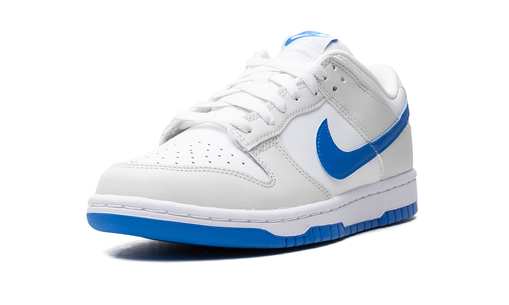 nike dunk low retro photo blue+DV0831-108+left diagnol single view