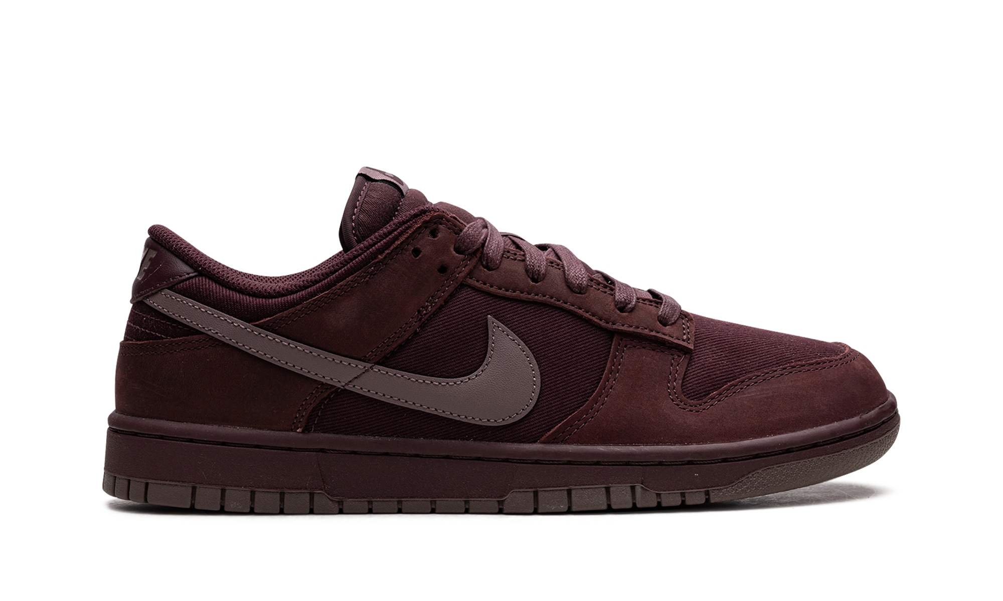 nike dunk low retro premium burgundy crush+FB8895-600+right view