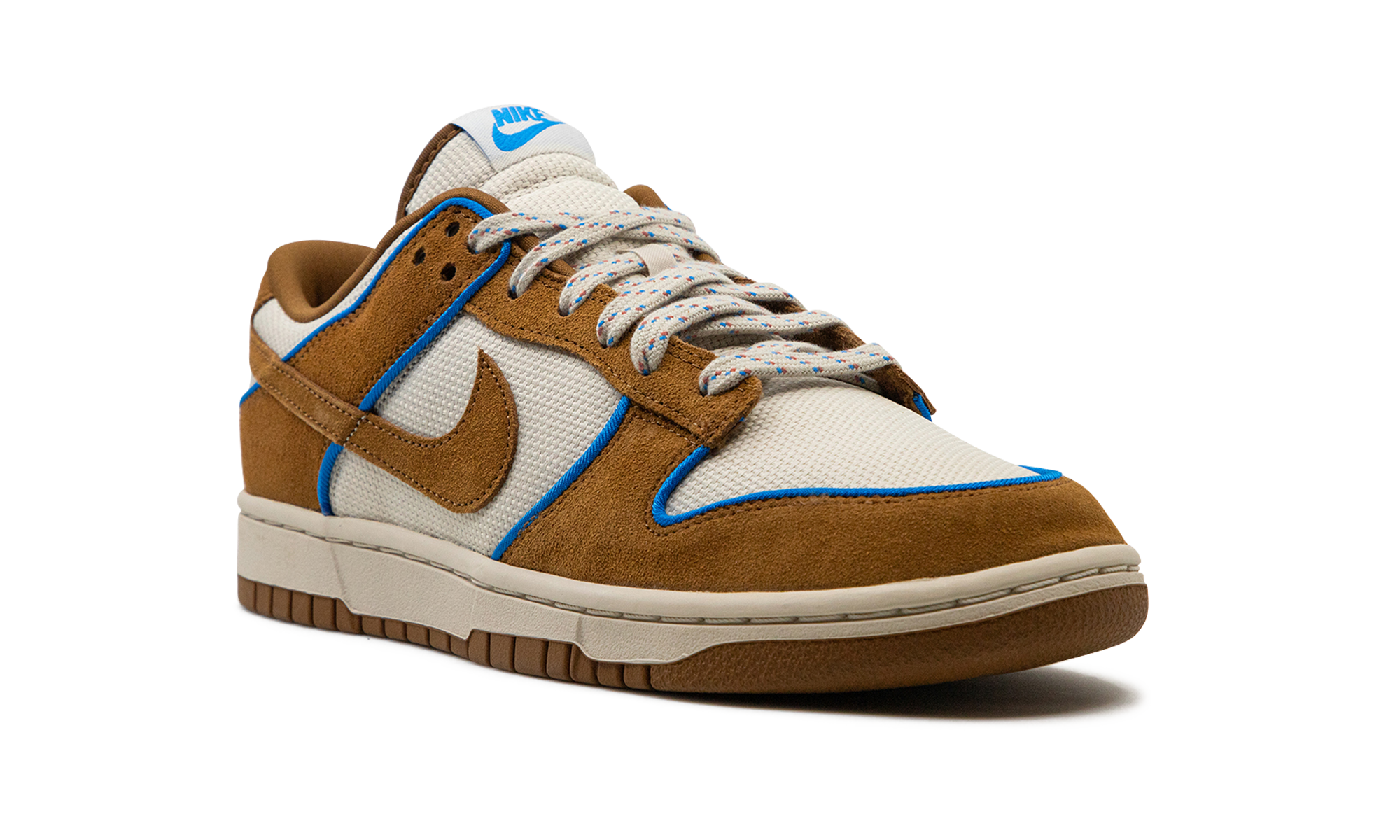 nike dunk low retro premium light british tan+FN5825-100+diagnol right view