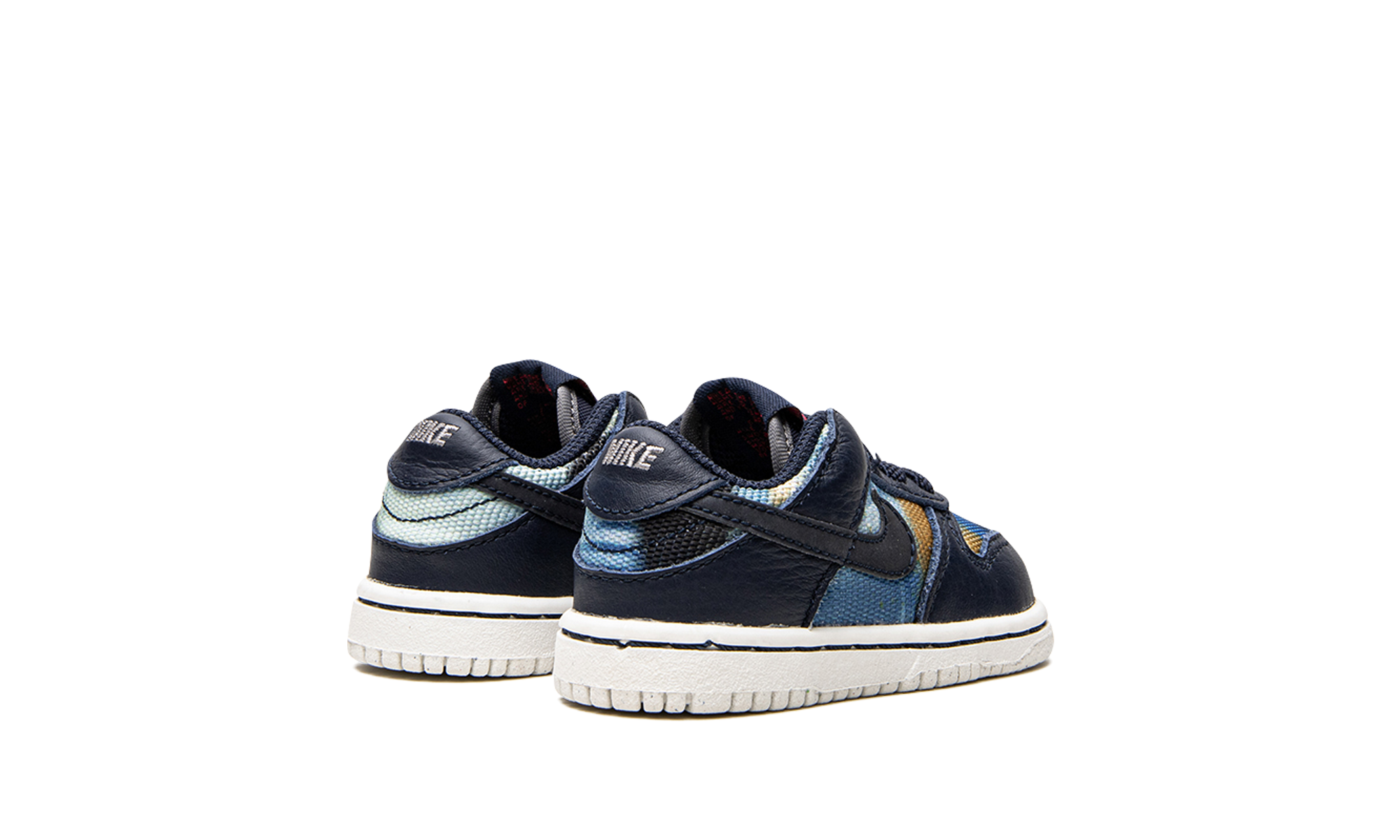 nike dunk low retro prm obsidian graffiti td+DM1048-400+diagnol right behind view