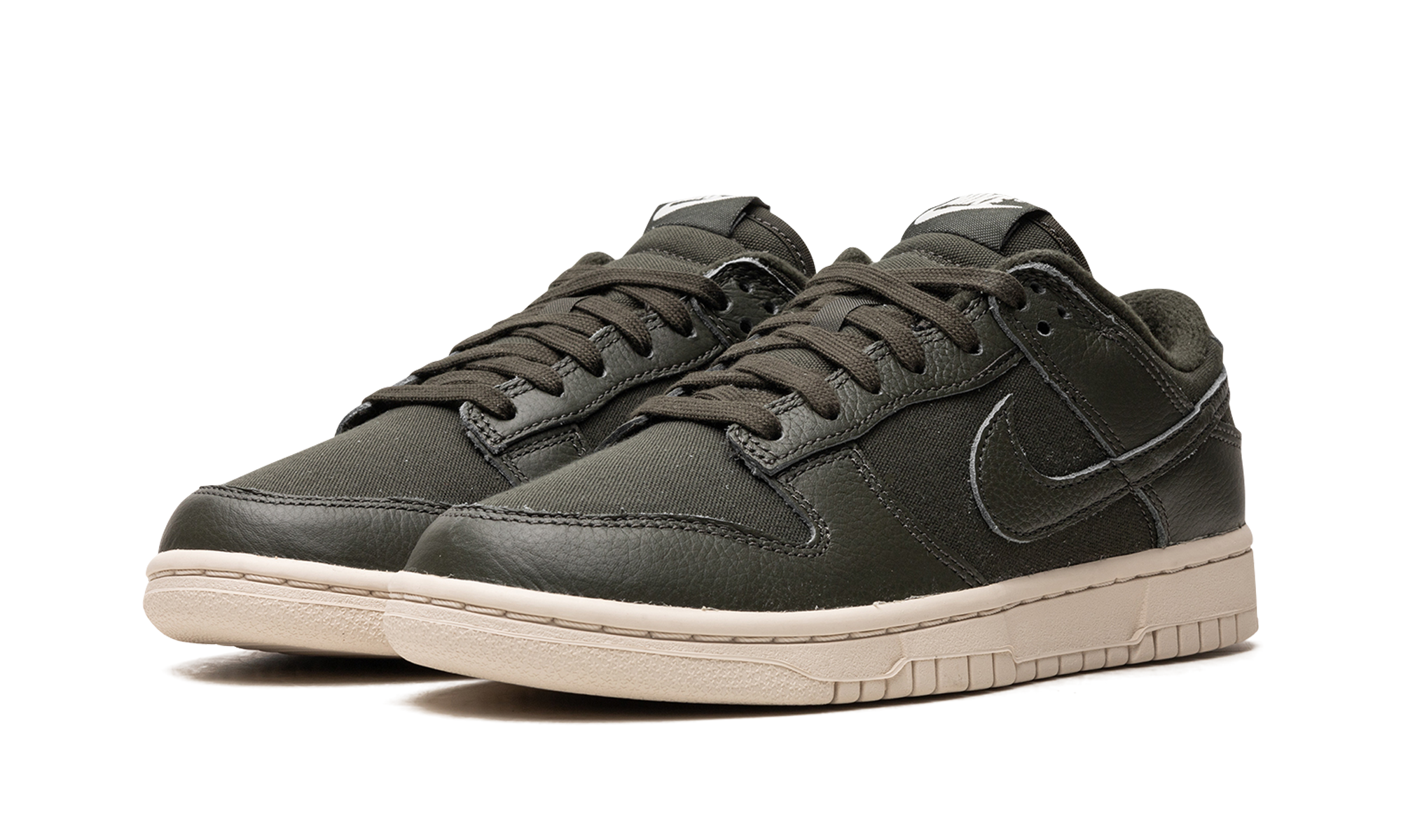 nike dunk low retro prm sequoia+DZ2538-300+diagnol left view