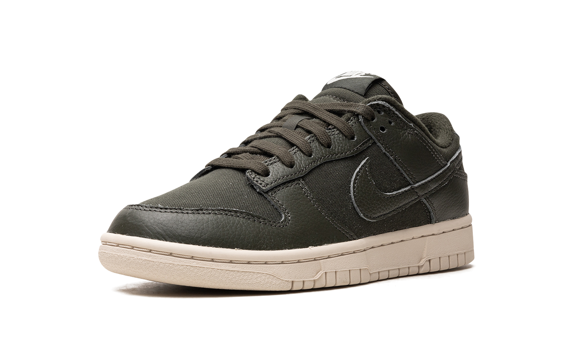 nike dunk low retro prm sequoia+DZ2538-300+left diagnol single view