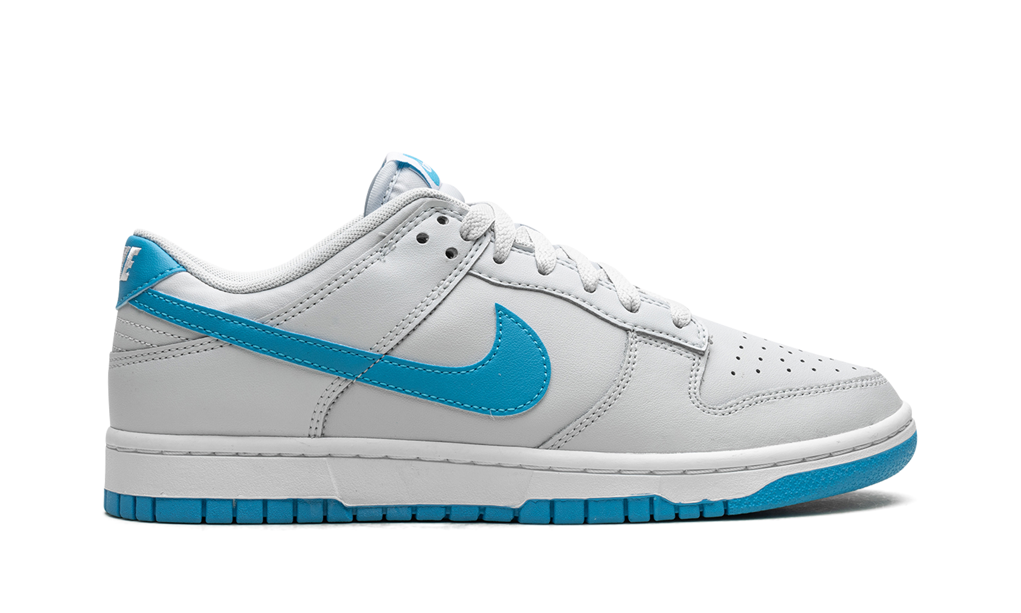 nike dunk low retro pure platinum blue lightning+DV0831-001+right view