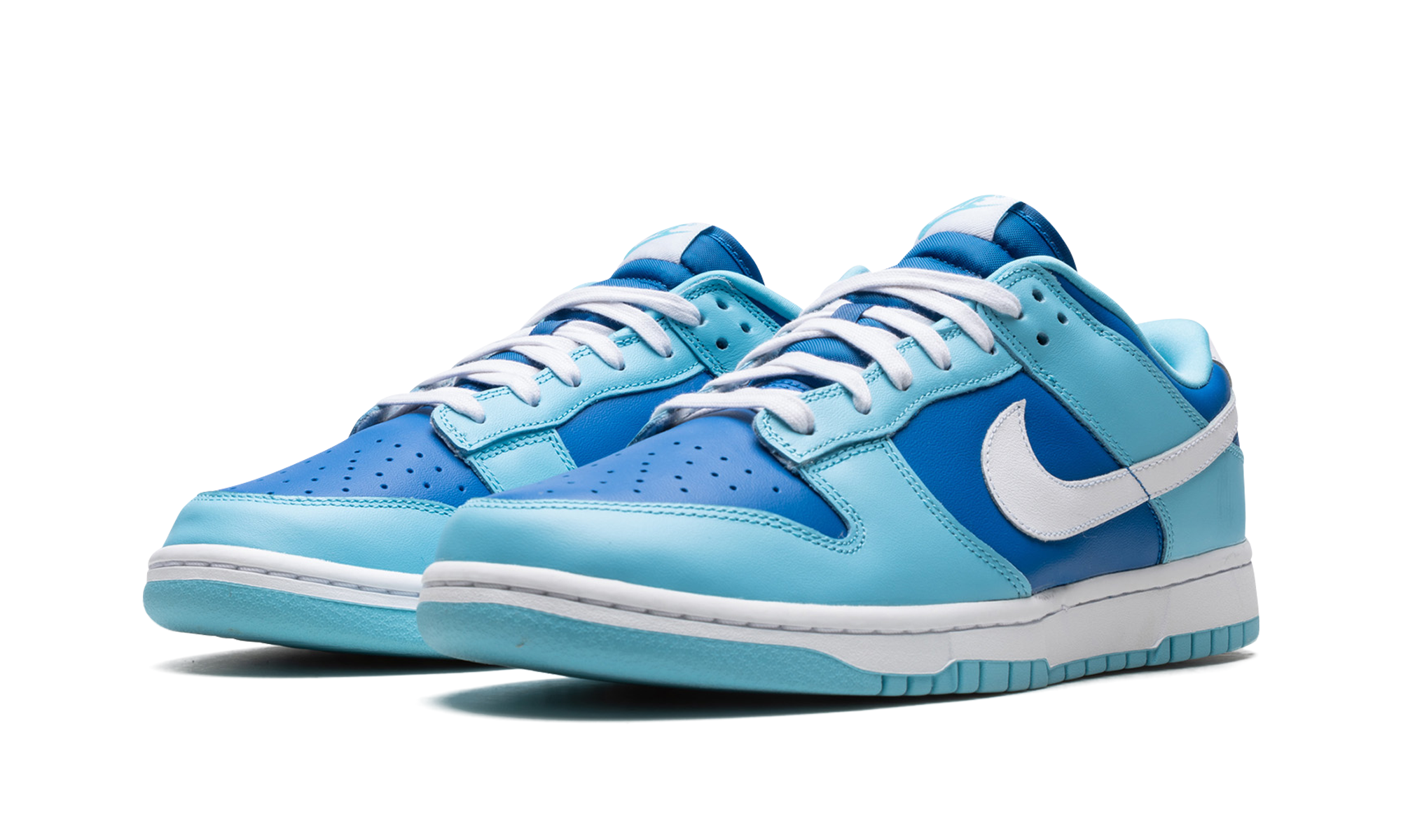nike dunk low retro qs argon 2022+DM0121-400+diagnol left view