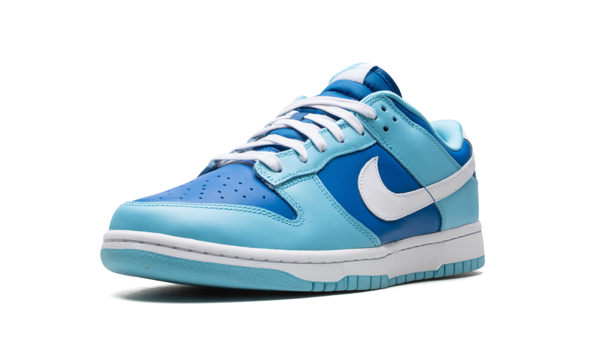 nike dunk low retro qs argon 2022+DM0121-400+left diagnol single view