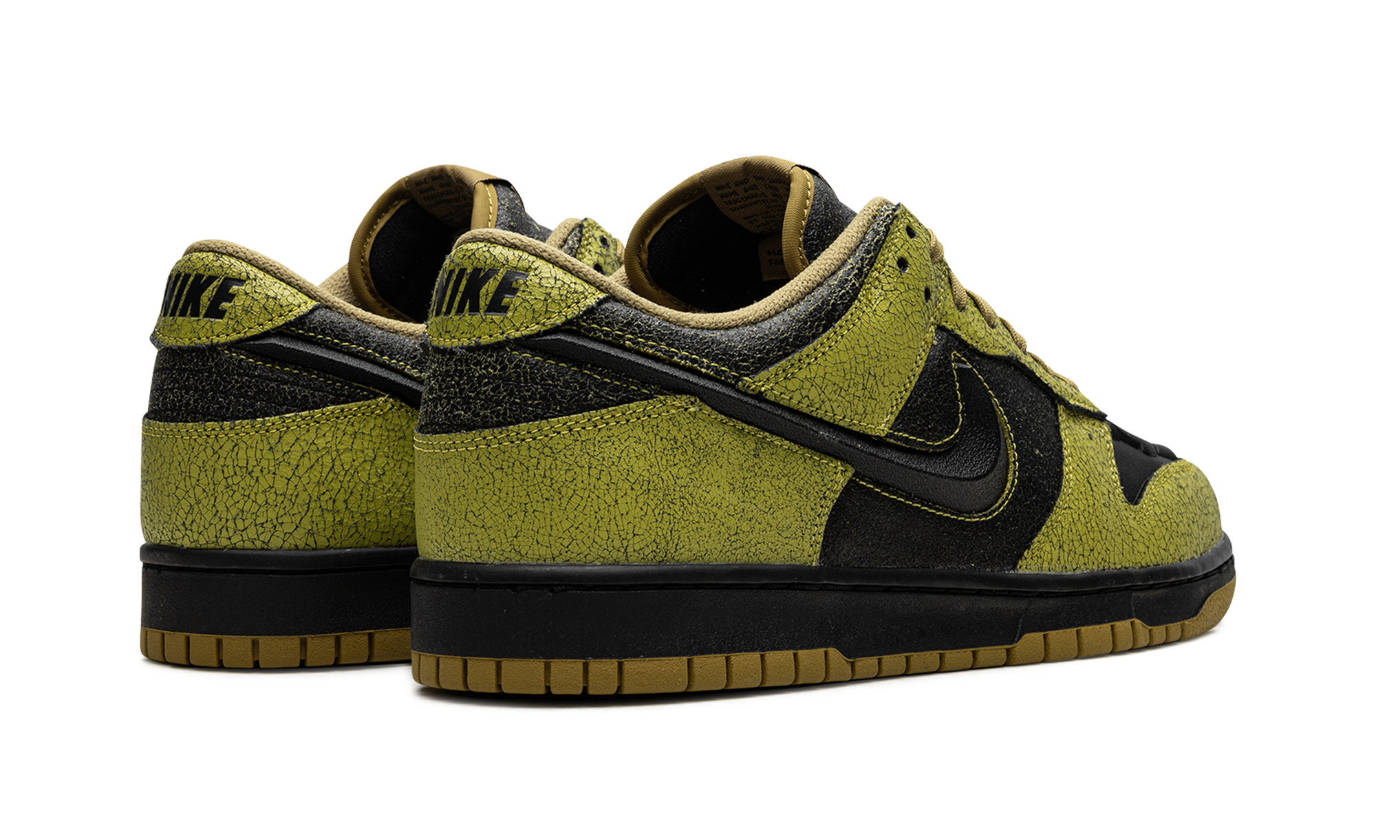 nike dunk low retro qs halloween skull+HV6103-300+diagnol right behind view