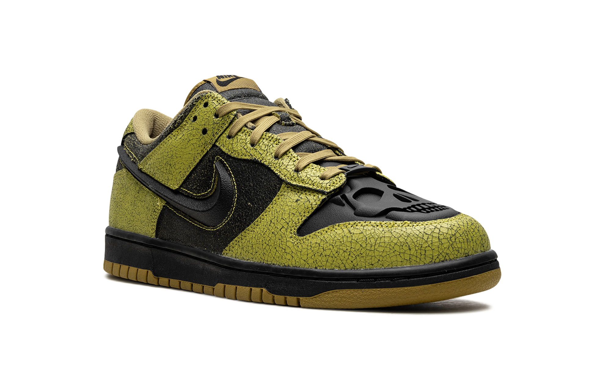 nike dunk low retro qs halloween skull+HV6103-300+diagnol right view
