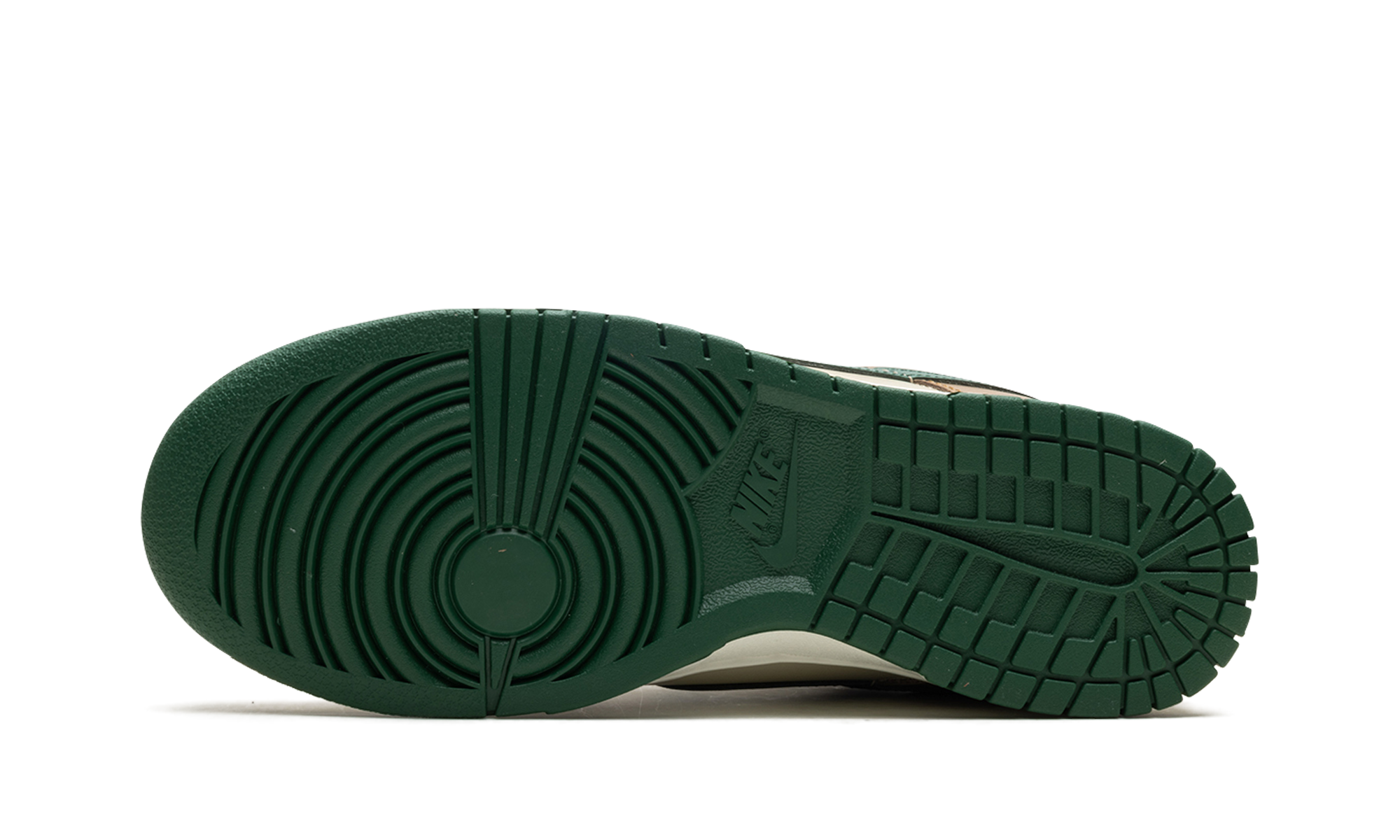 nike dunk low retro rattan gorge green+FB7160-231+bottom view