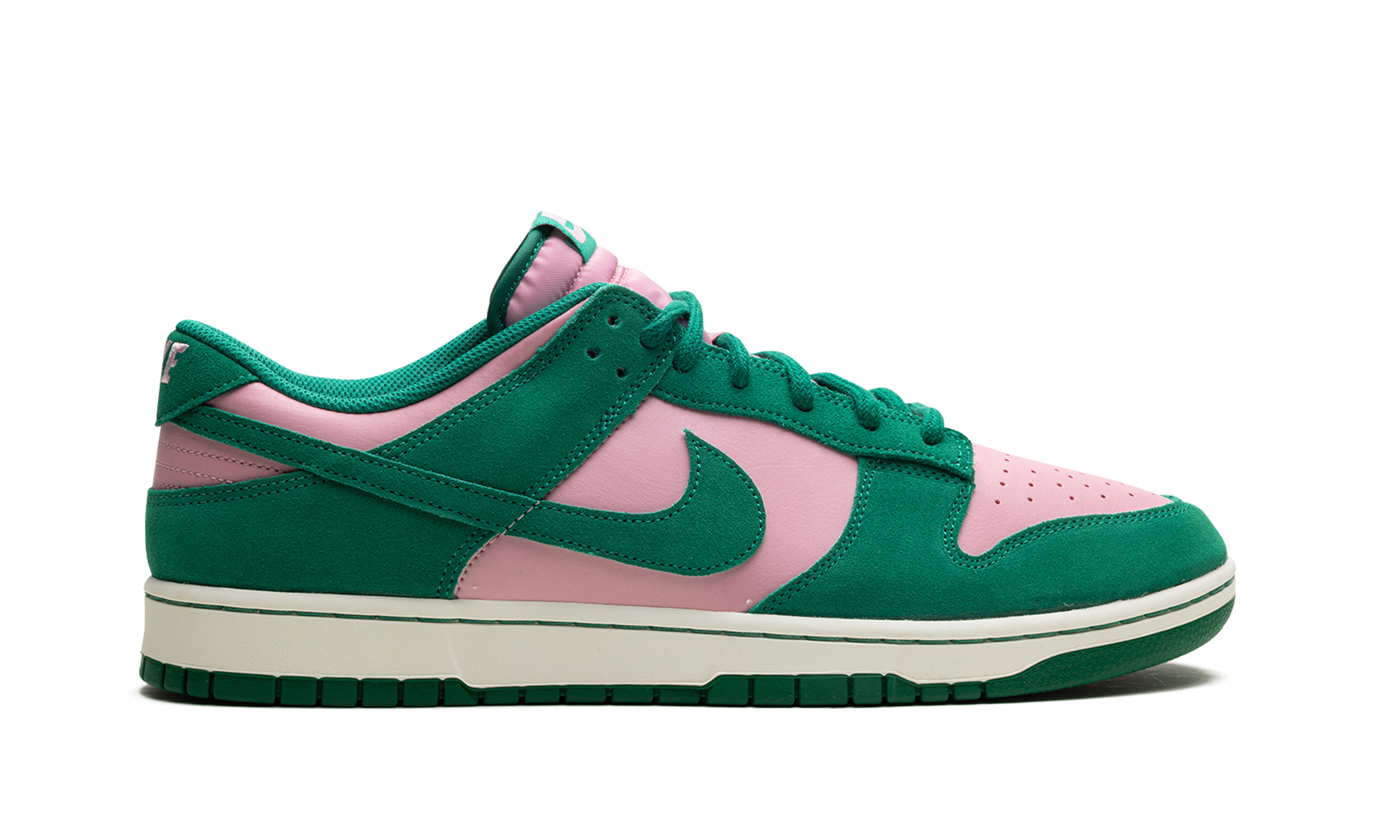 nike dunk low retro se medium soft pink malachite+FZ0549-600+right view