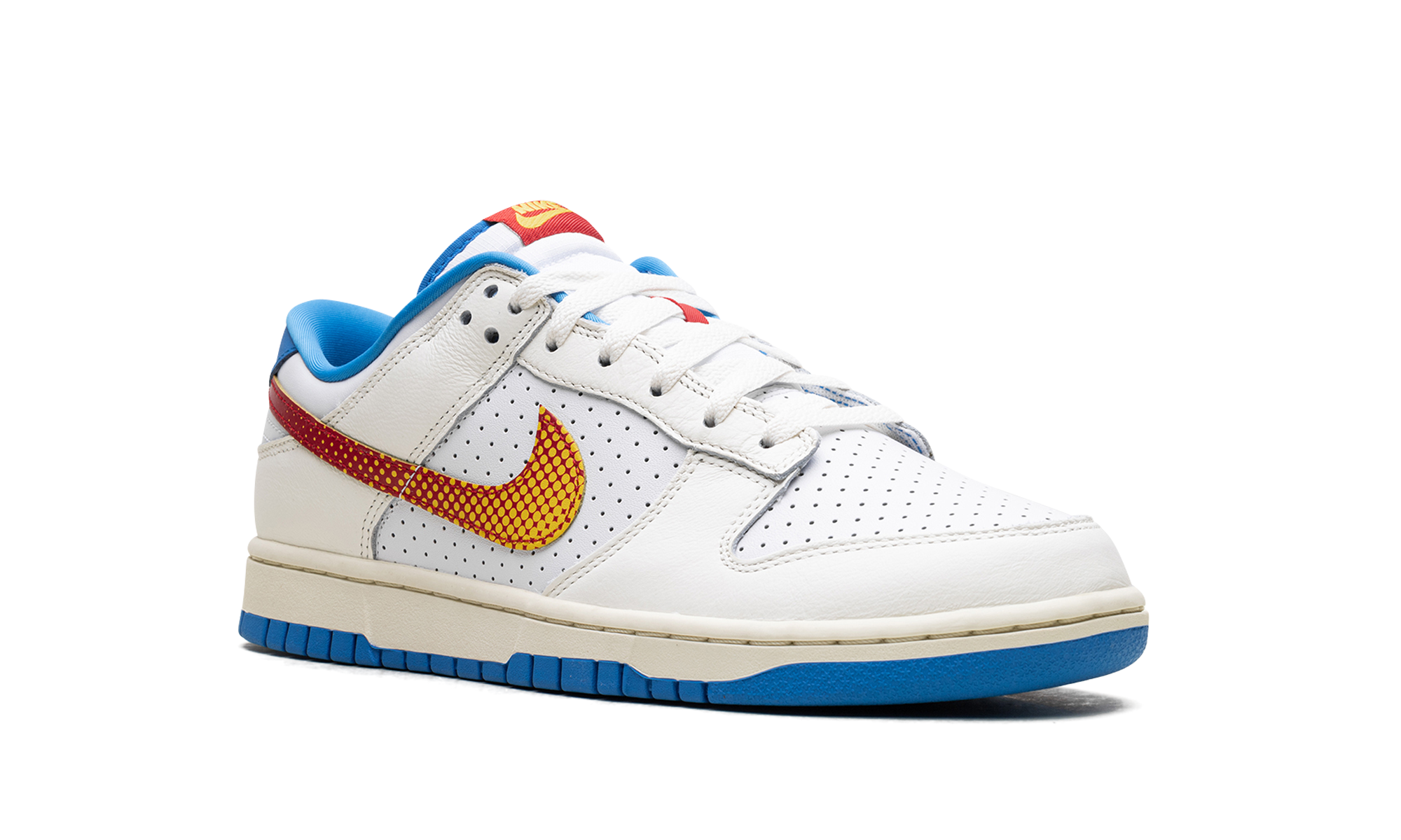 nike dunk low retro se pop art sail photo blue+HQ3613-133+diagnol right view