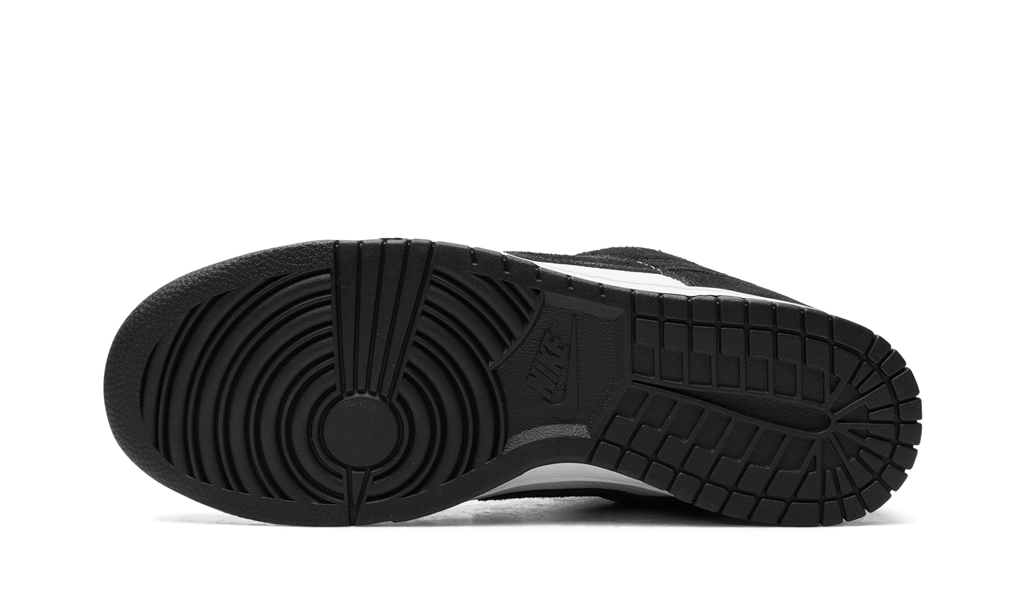 nike dunk low retro se suede panda+FQ8249-100+bottom view
