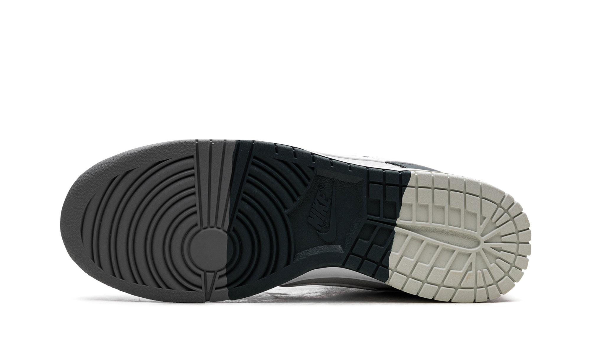 nike dunk low retro split deep jungle+FB8896-300+bottom view