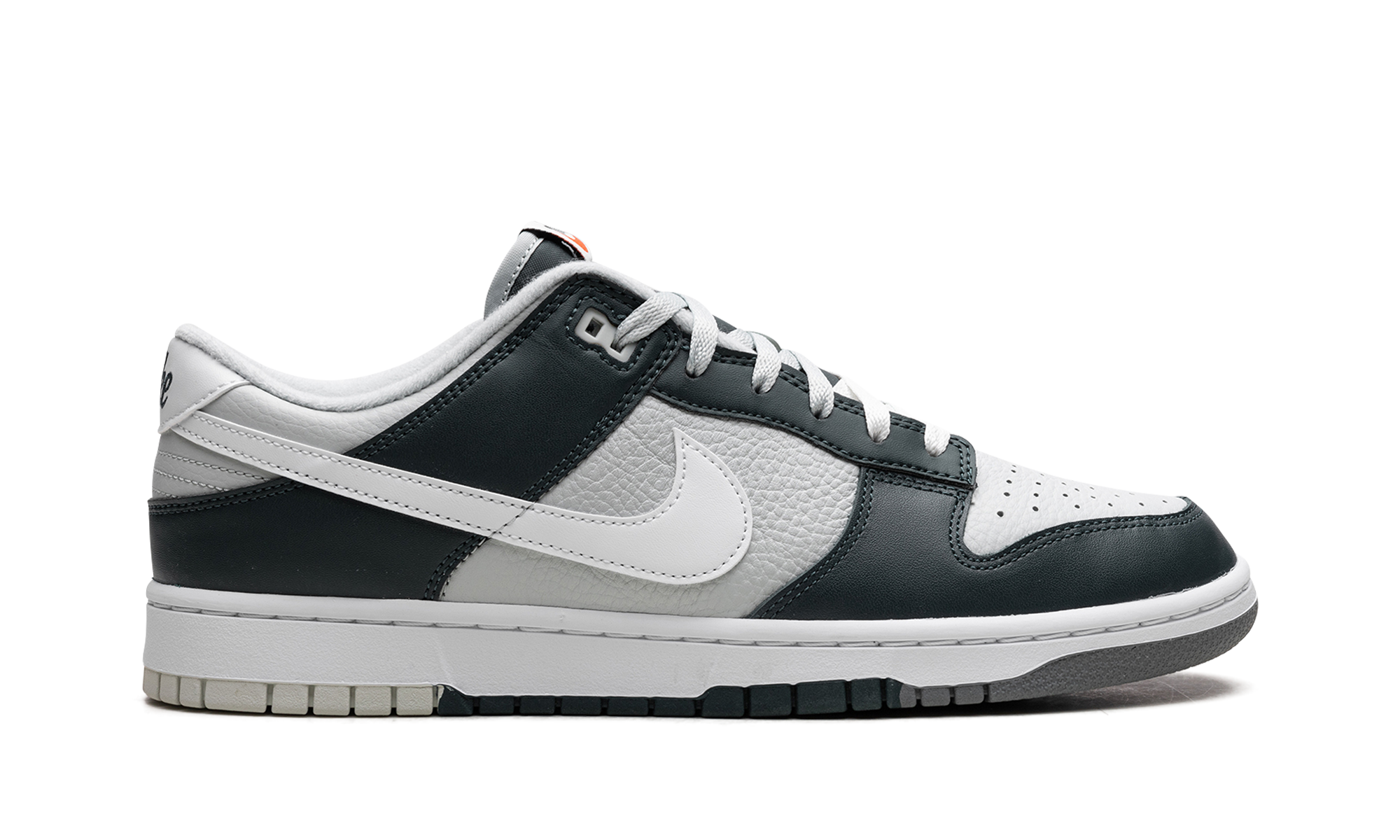 nike dunk low retro split deep jungle+FB8896-300+right view