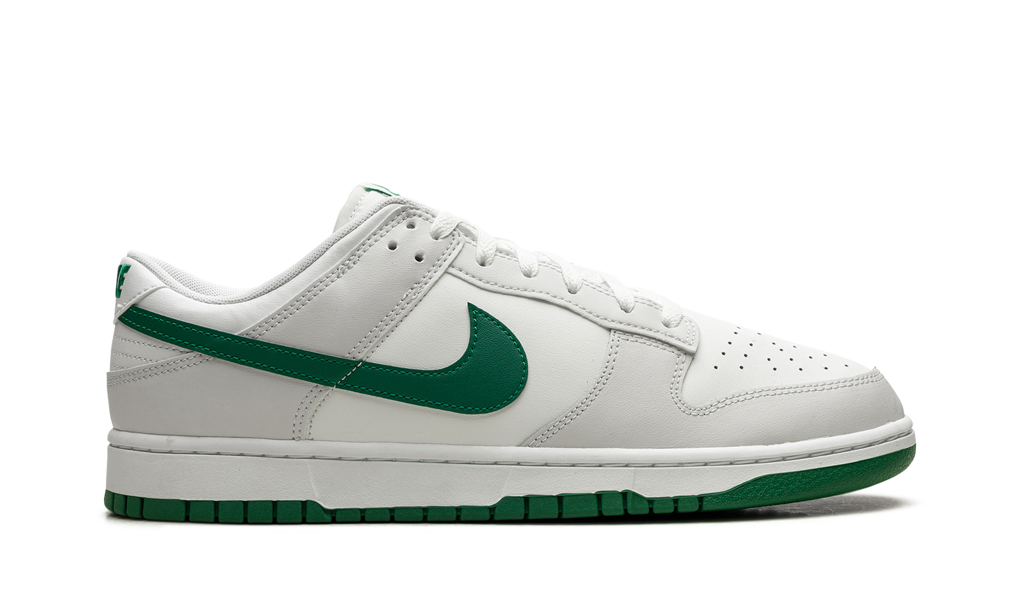 nike dunk low retro summit white malachite+DV0831-107+right view