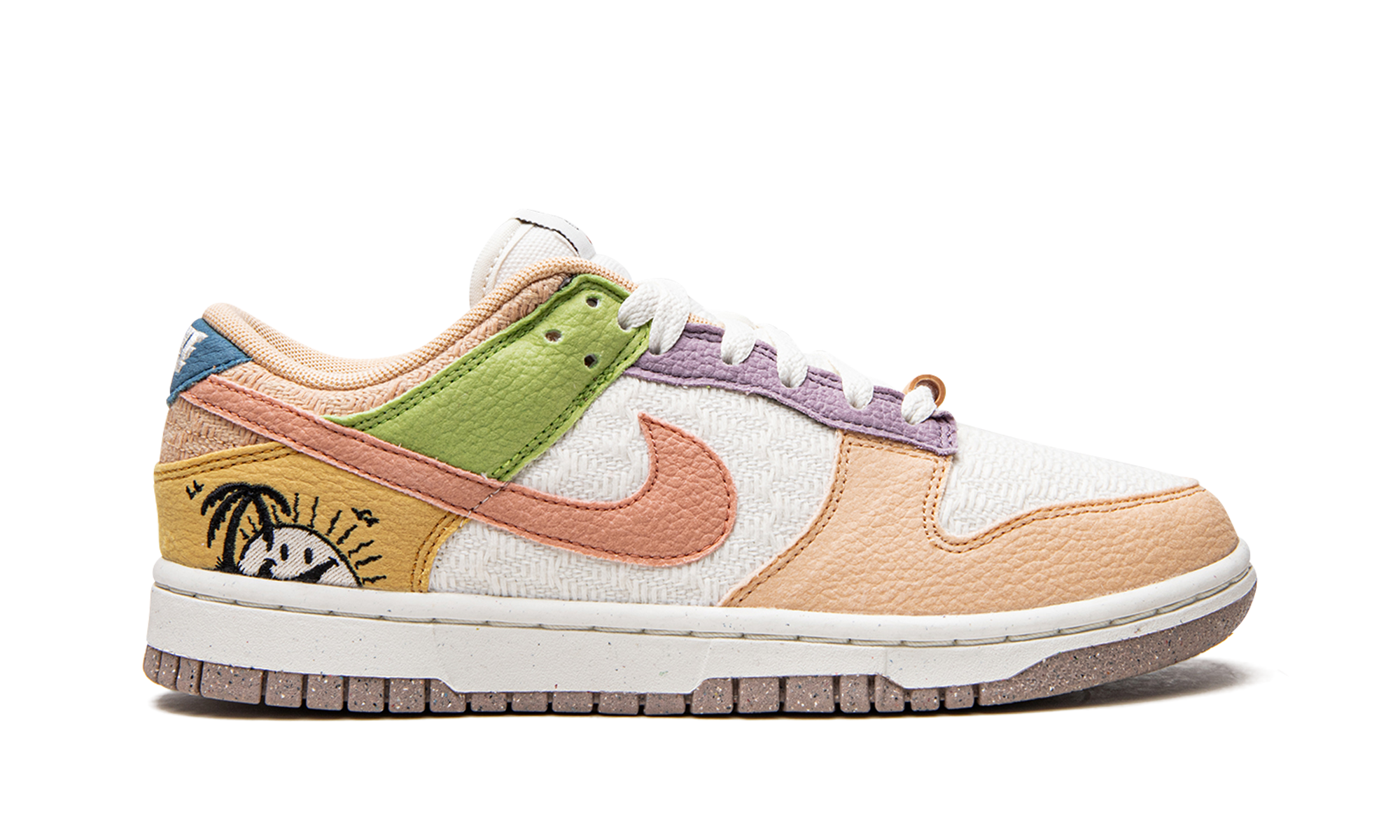 nike dunk low retro sun club multi women s+DQ0265-100+right view