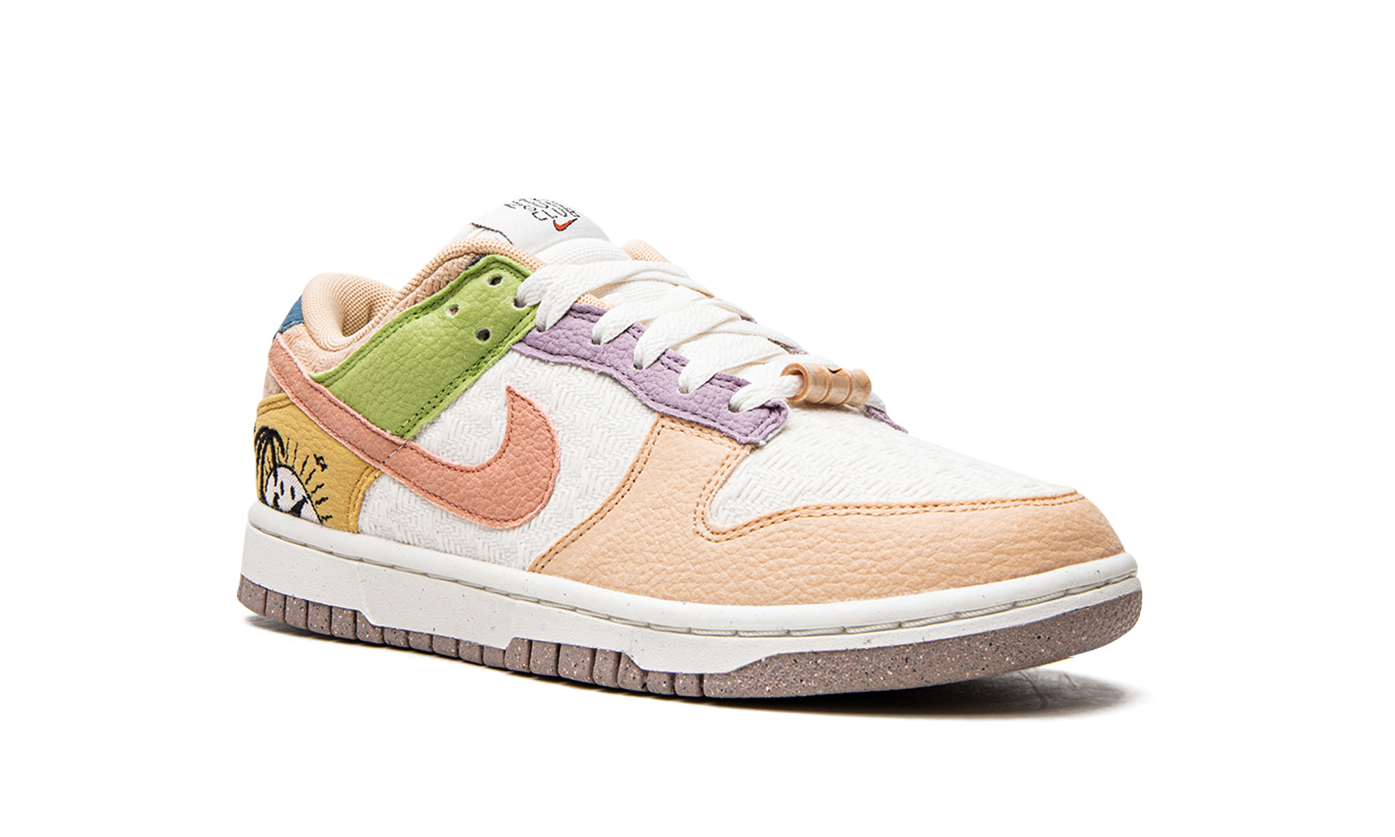 nike dunk low retro sun club multi women s+DQ0265-100+diagnol right view