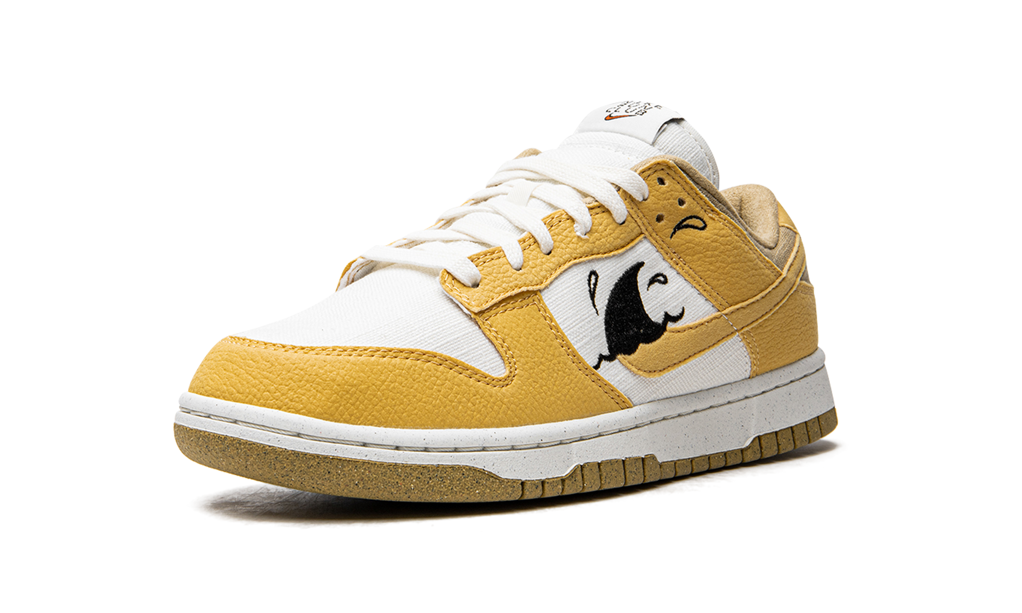 nike dunk low retro sun club wheat grass orange+DV1681-100+left diagnol single view