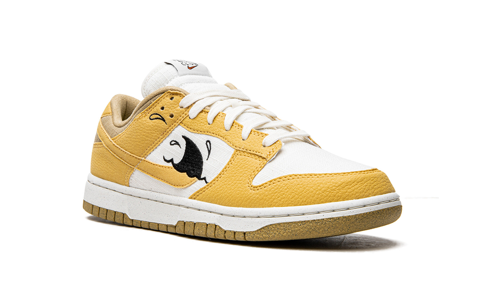 nike dunk low retro sun club wheat grass orange+DV1681-100+diagnol right view