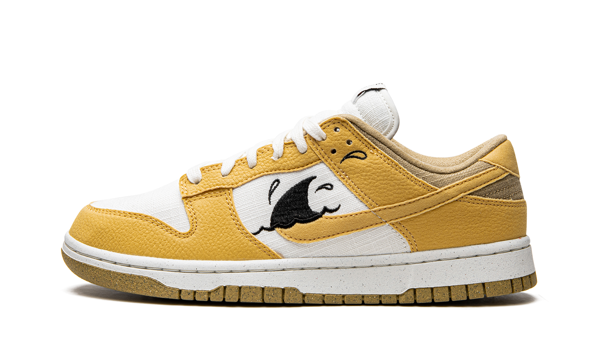 nike dunk low retro sun club wheat grass orange+DV1681-100+diagnol right view 1