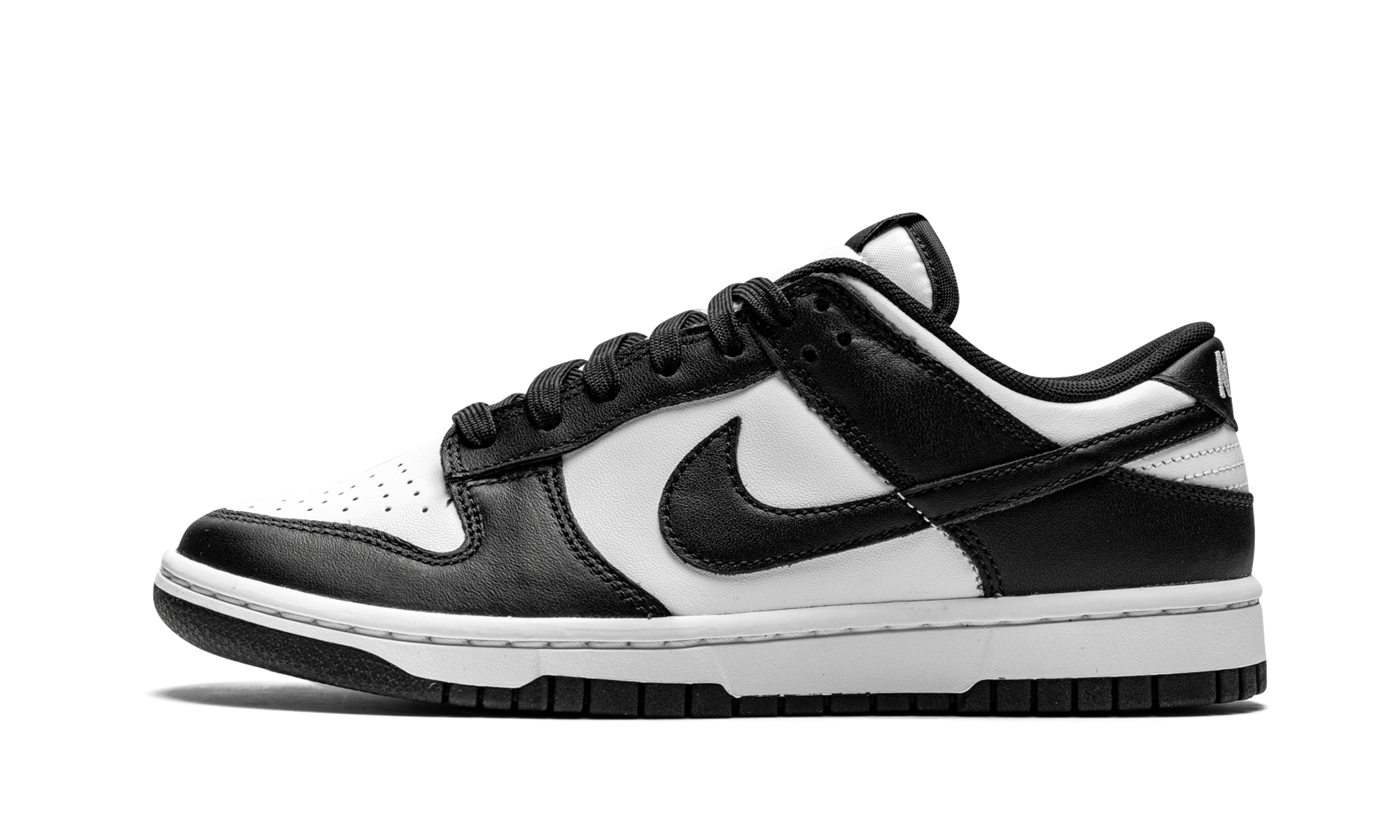 nike dunk low retro white black panda+DD1391-100+diagnol right view 1