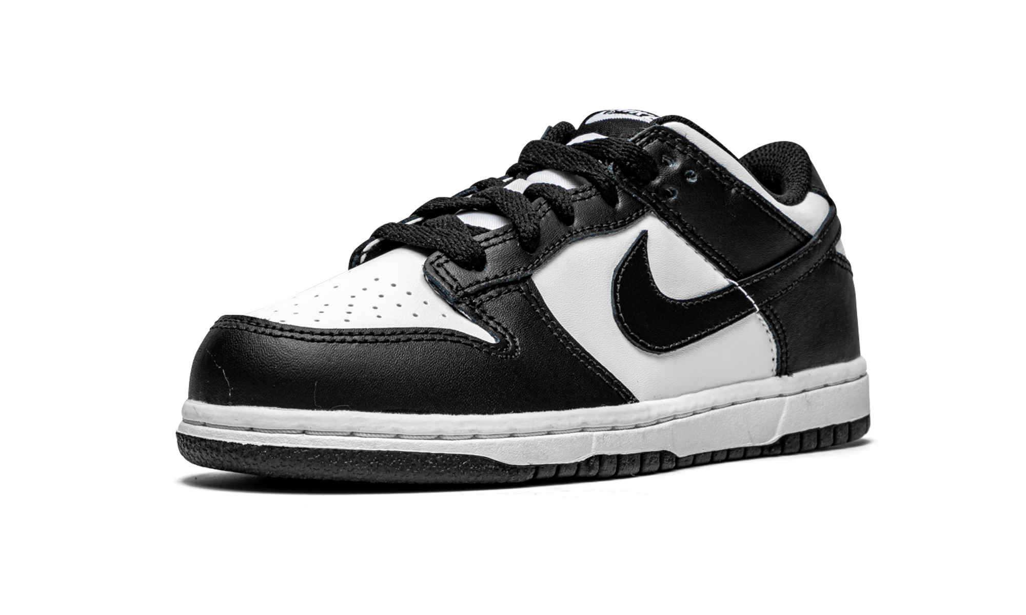 nike dunk low retro white black panda ps+CW1588-100+left diagnol single view