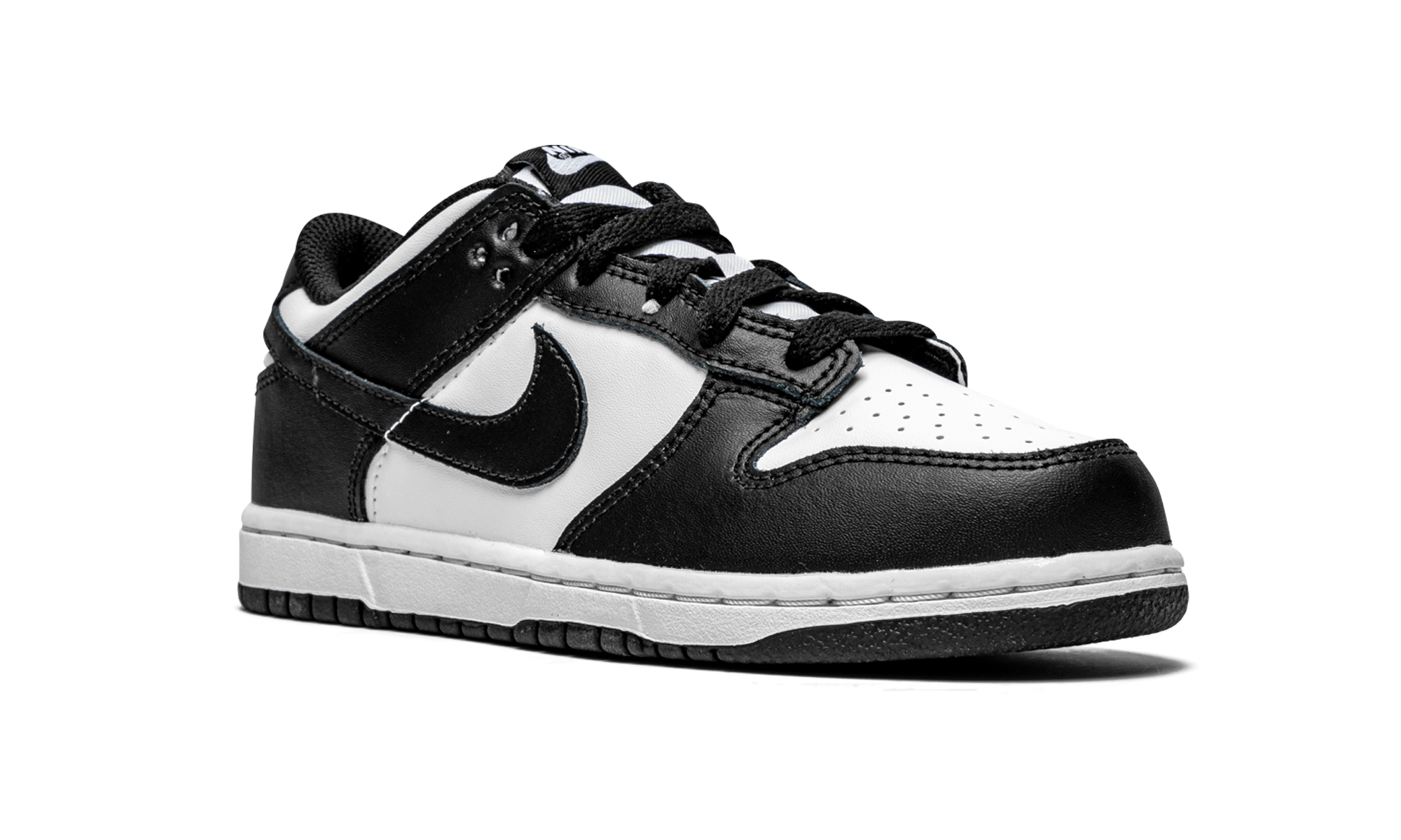 nike dunk low retro white black panda ps+CW1588-100+diagnol right view